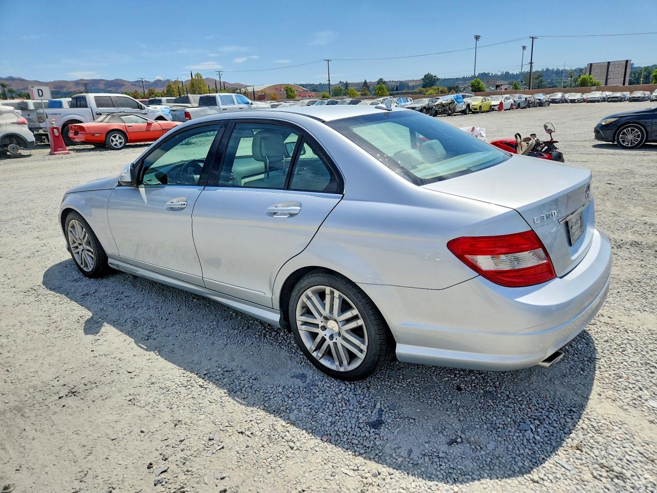 2009 Mercedes-benz C 300 Silver vin: WDDGF54X49R059830