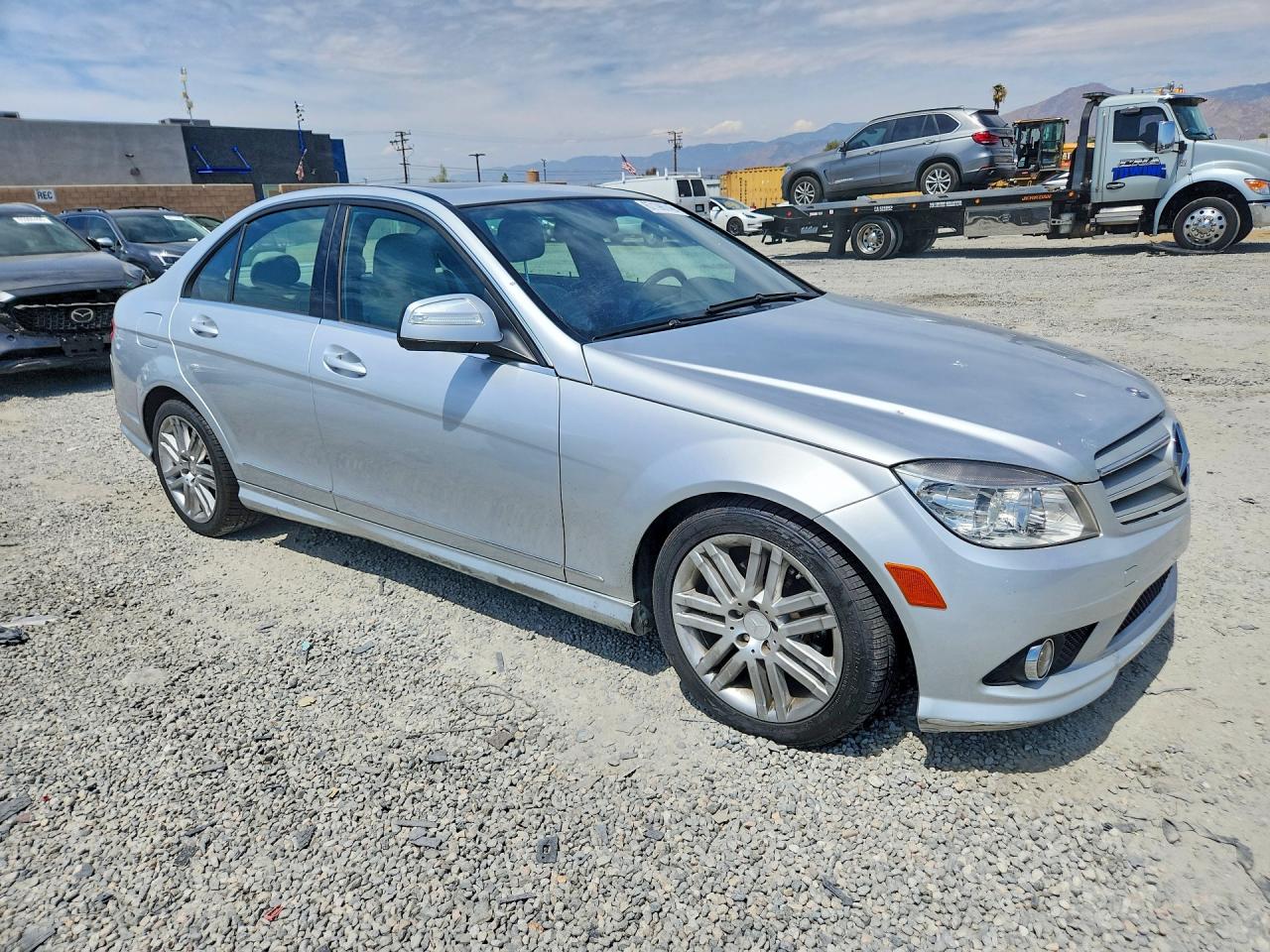 2009 Mercedes-benz C 300 Silver vin: WDDGF54X49R059830