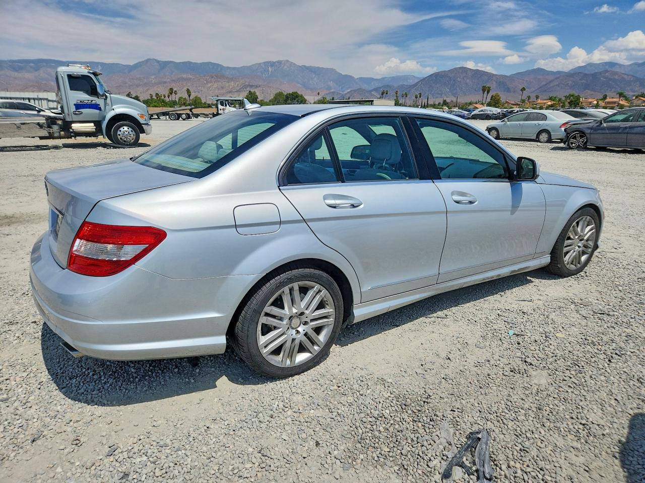 2009 Mercedes-benz C 300 Silver vin: WDDGF54X49R059830
