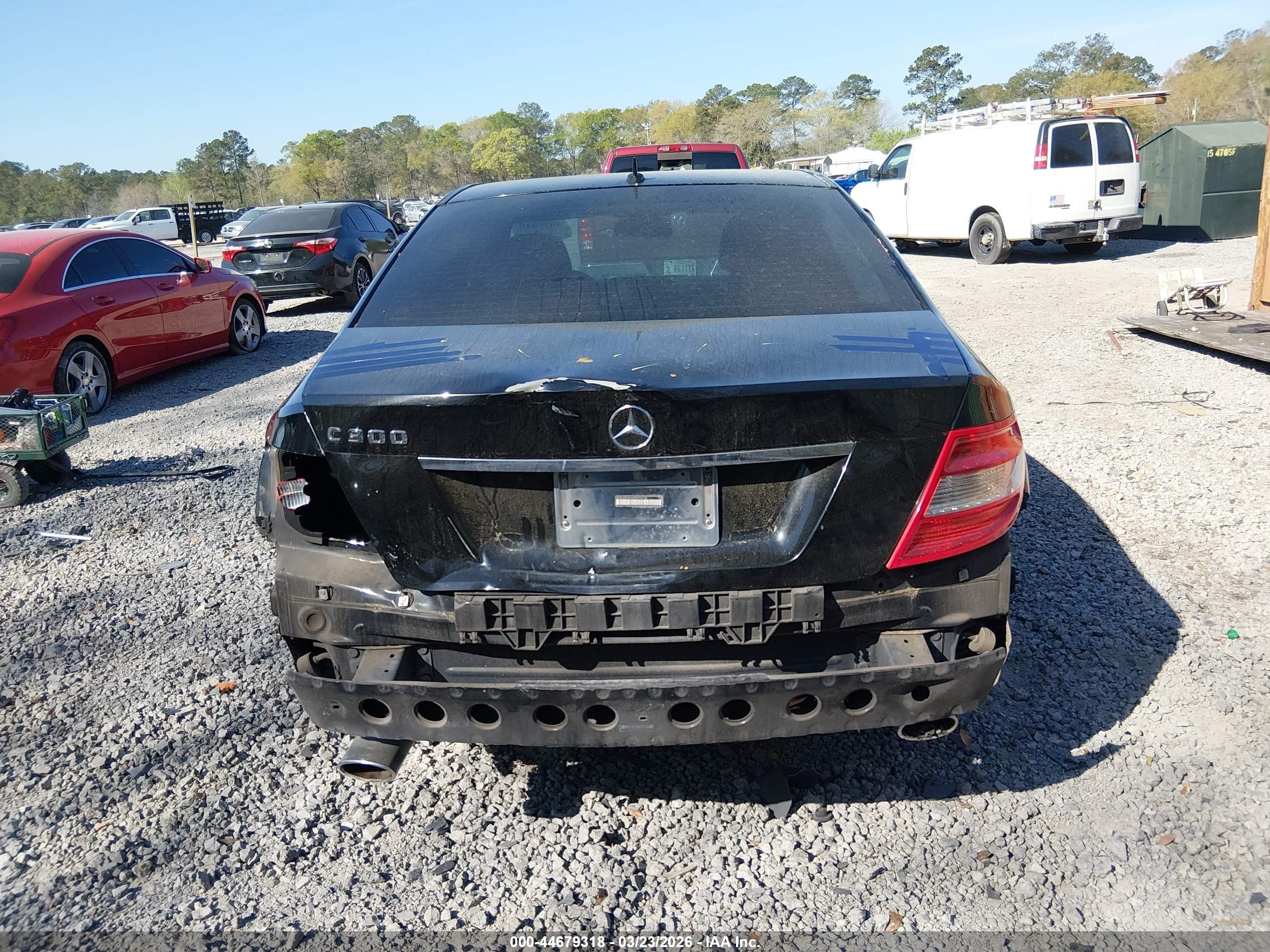 2009 Mercedes-benz C 300 Luxury Black vin: WDDGF54X49R079219