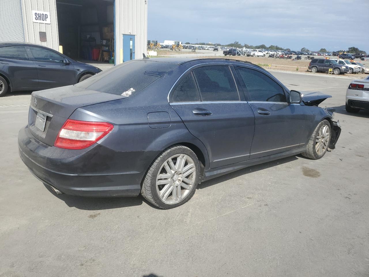 2008 Mercedes-benz C 300 Gray vin: WDDGF54X58F055995