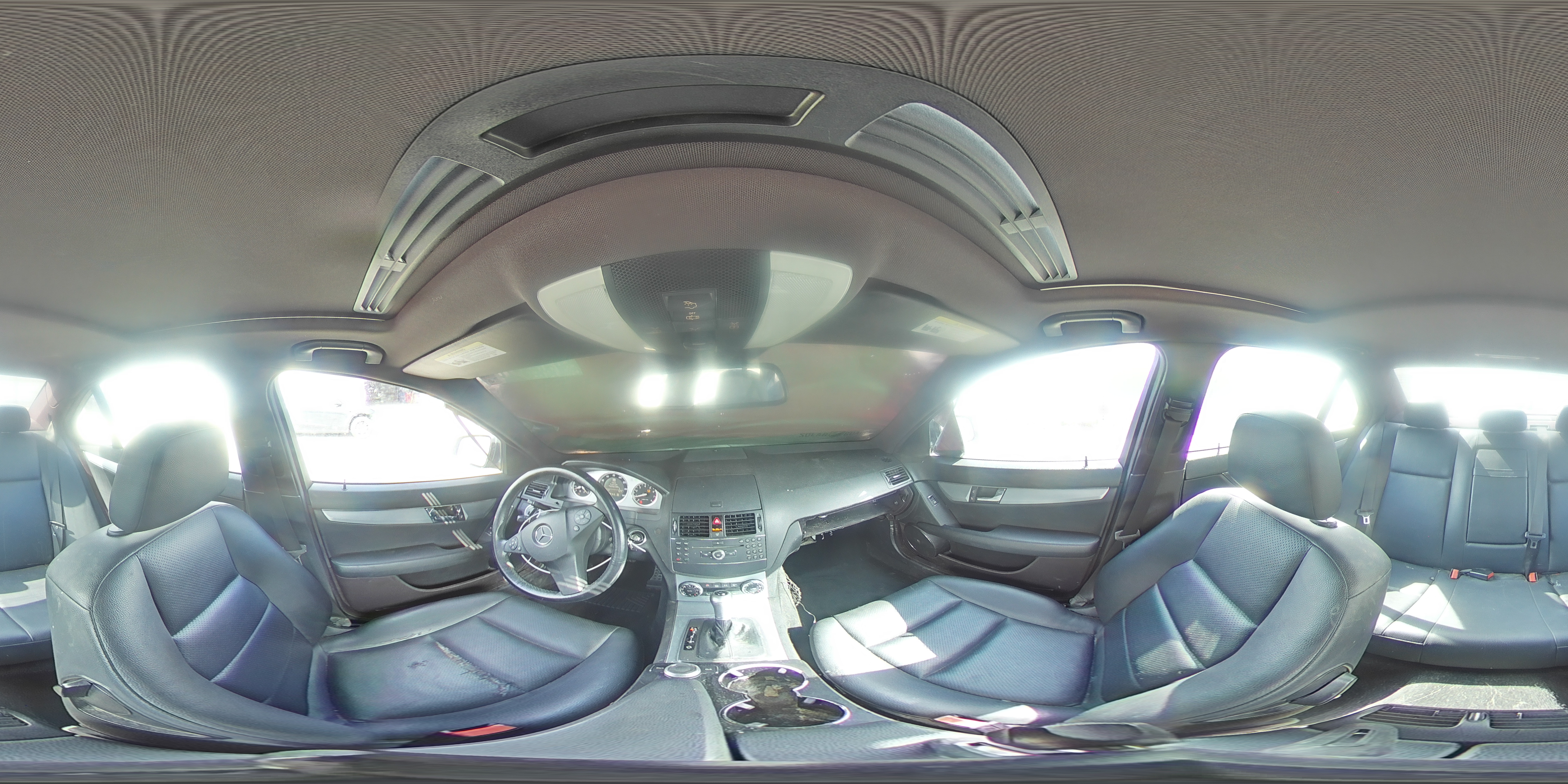 2008 Mercedes-benz C 300 Gray vin: WDDGF54X58F055995