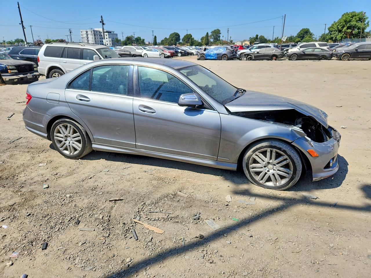 2008 Mercedes-benz C 300 Gray vin: WDDGF54X58F057715