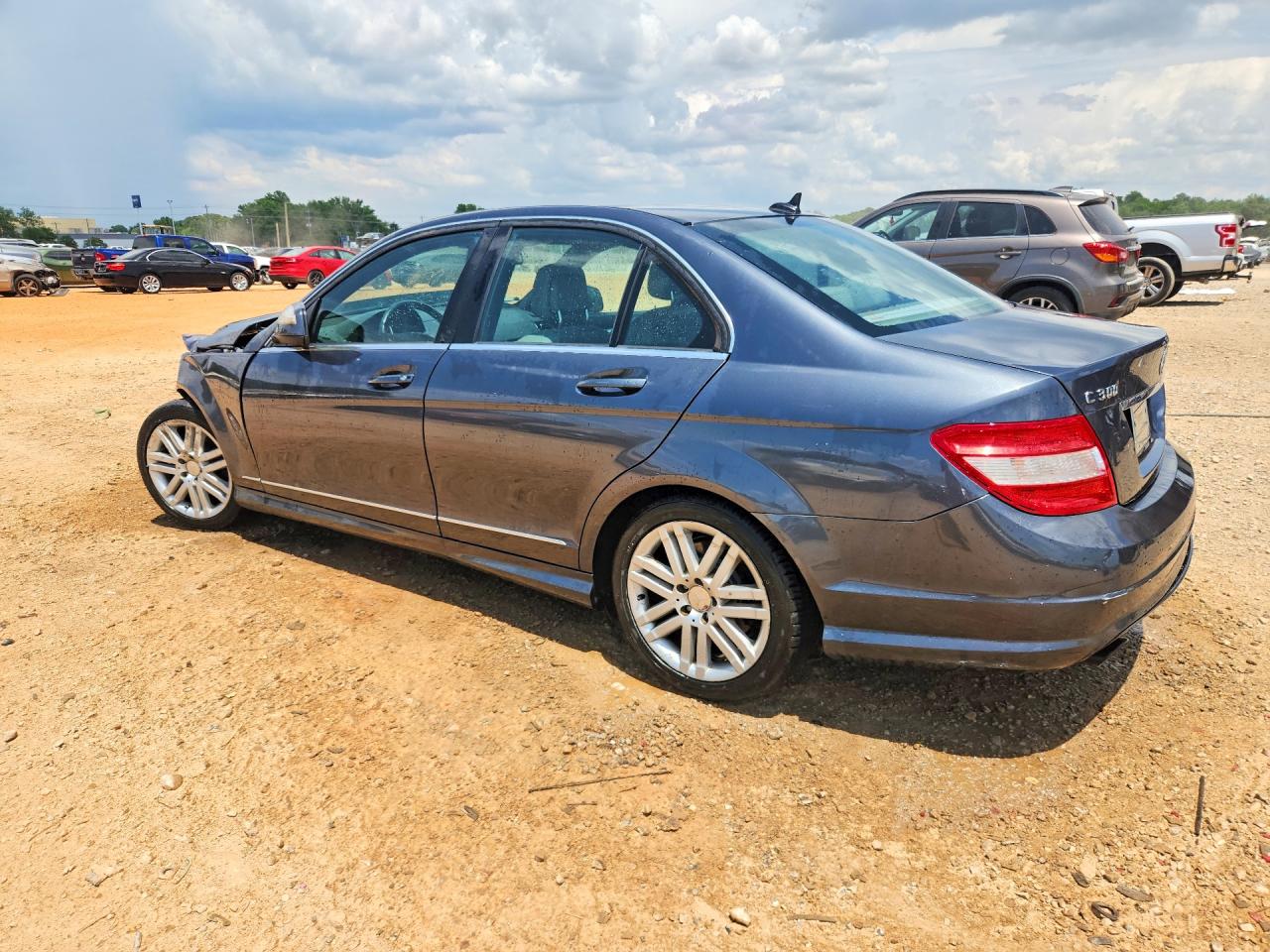 2008 Mercedes-benz C 300 Gray vin: WDDGF54X58F074692