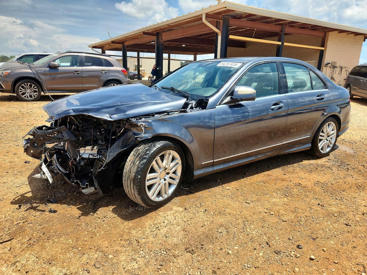 2008 Mercedes-benz C 300 Gray vin: WDDGF54X58F074692