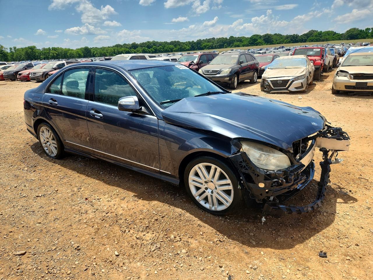 2008 Mercedes-benz C 300 Gray vin: WDDGF54X58F074692