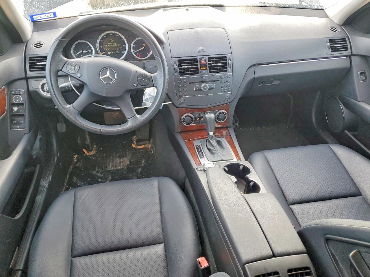 2008 Mercedes-benz C 300 Black vin: WDDGF54X58F104337