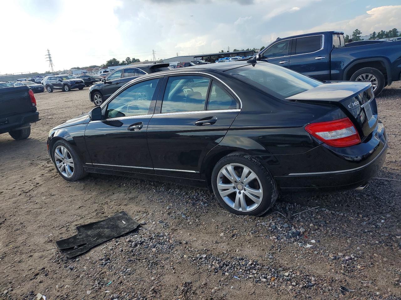 2008 Mercedes-benz C 300 Black vin: WDDGF54X58F104337