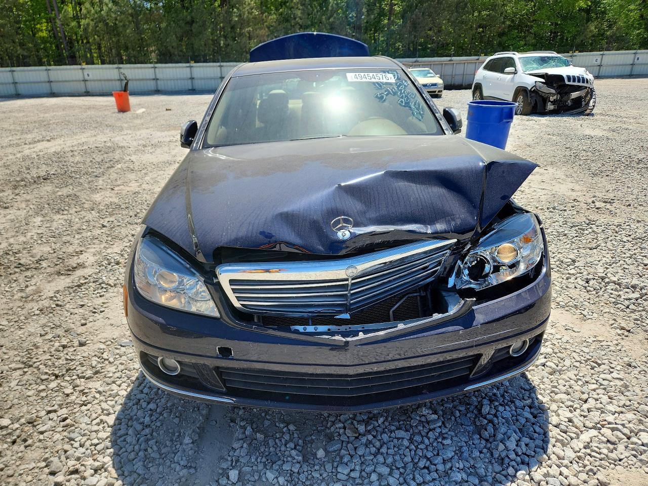 2008 Mercedes-benz C 300 Blue vin: WDDGF54X58F128072