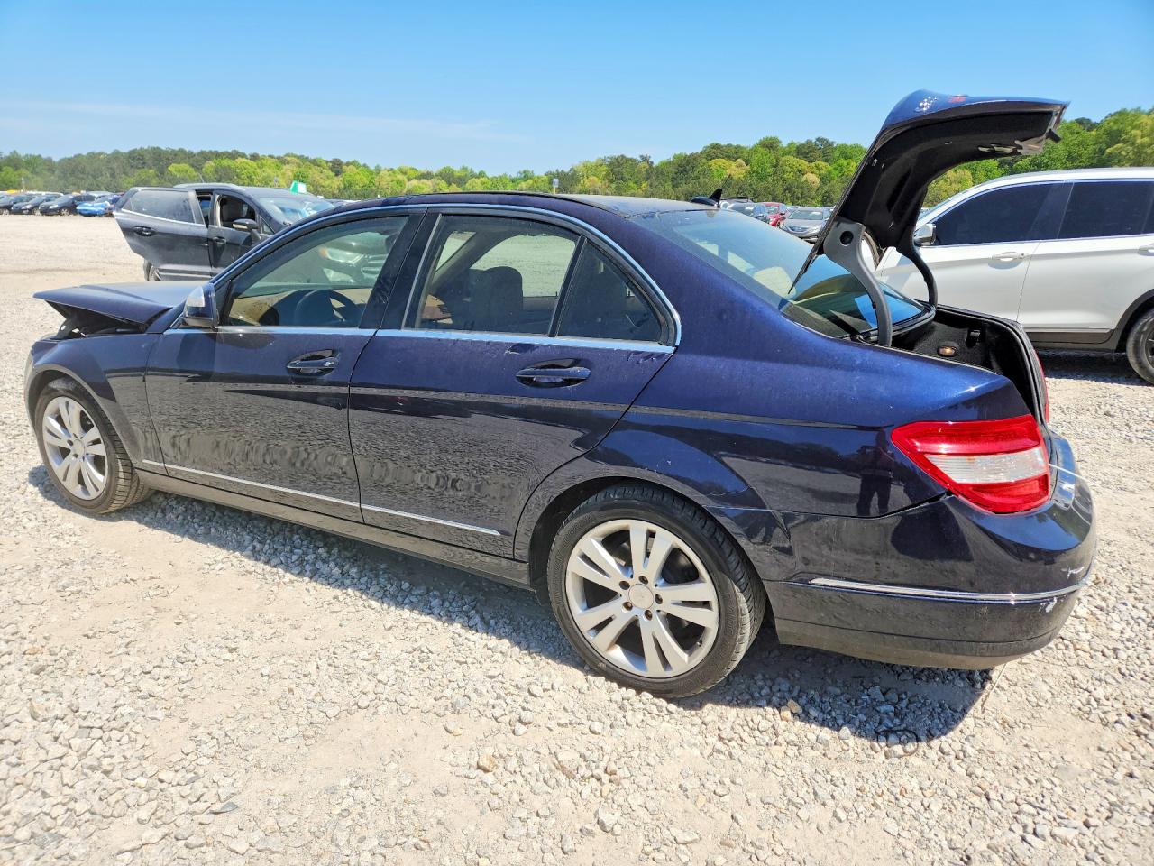 2008 Mercedes-benz C 300 Blue vin: WDDGF54X58F128072
