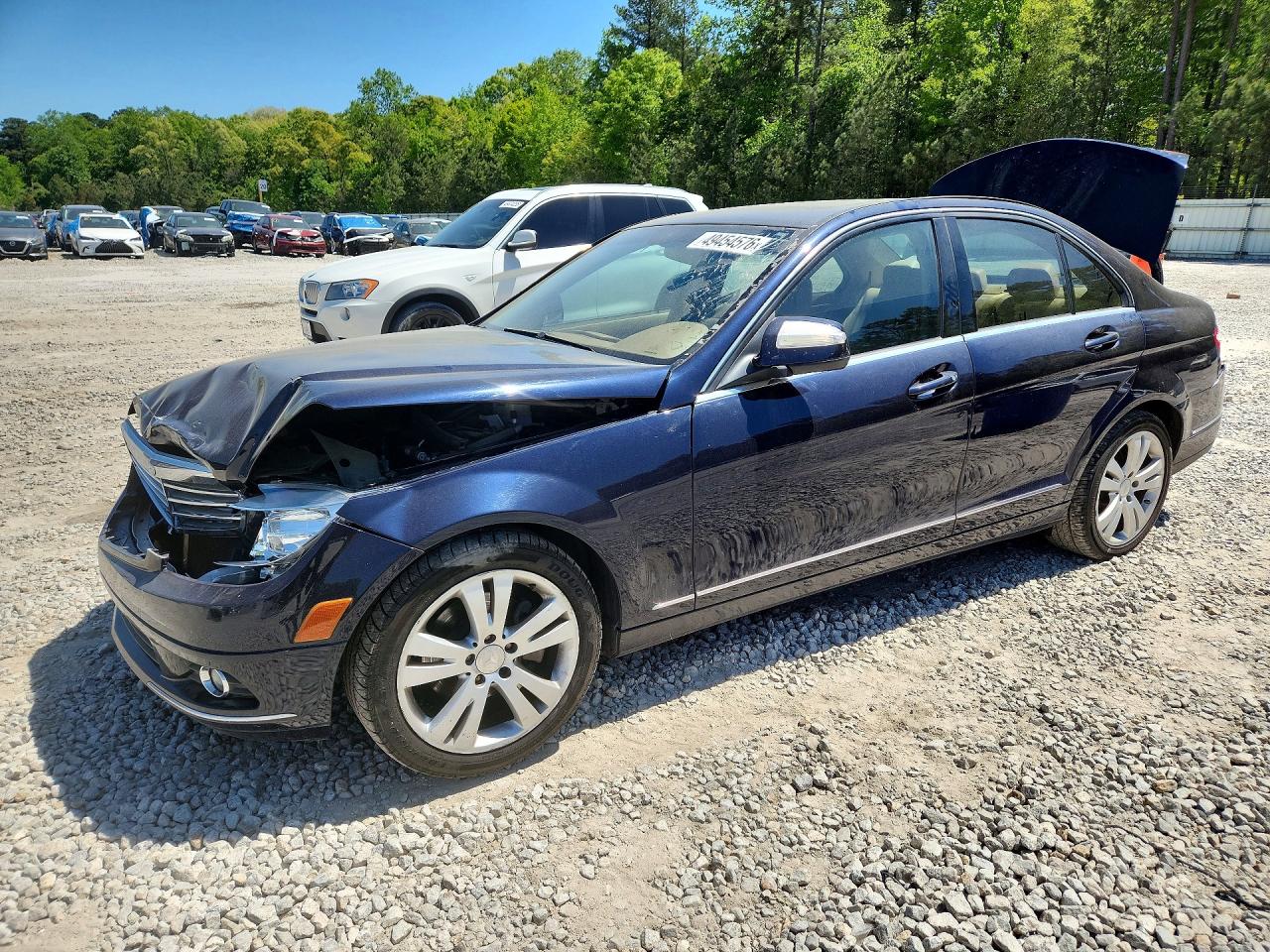 2008 Mercedes-benz C 300 Blue vin: WDDGF54X58F128072
