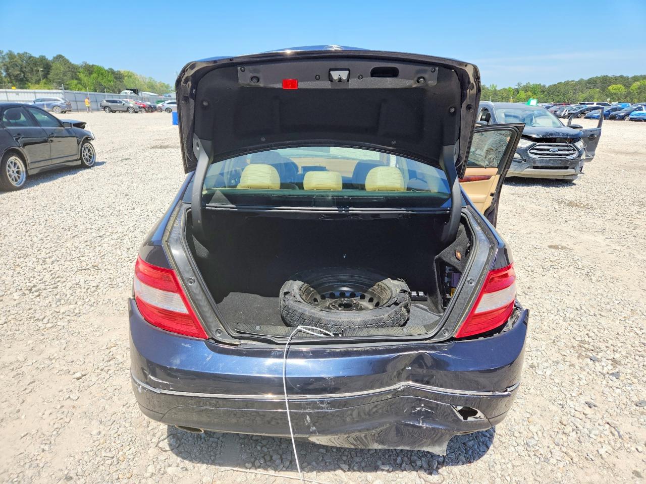 2008 Mercedes-benz C 300 Blue vin: WDDGF54X58F128072
