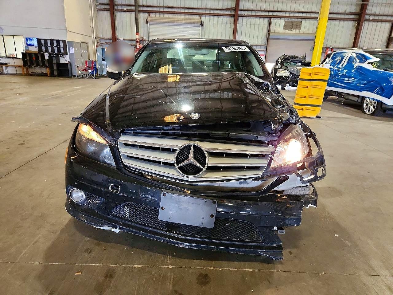 2009 Mercedes-benz C 300 Black vin: WDDGF54X59R040977