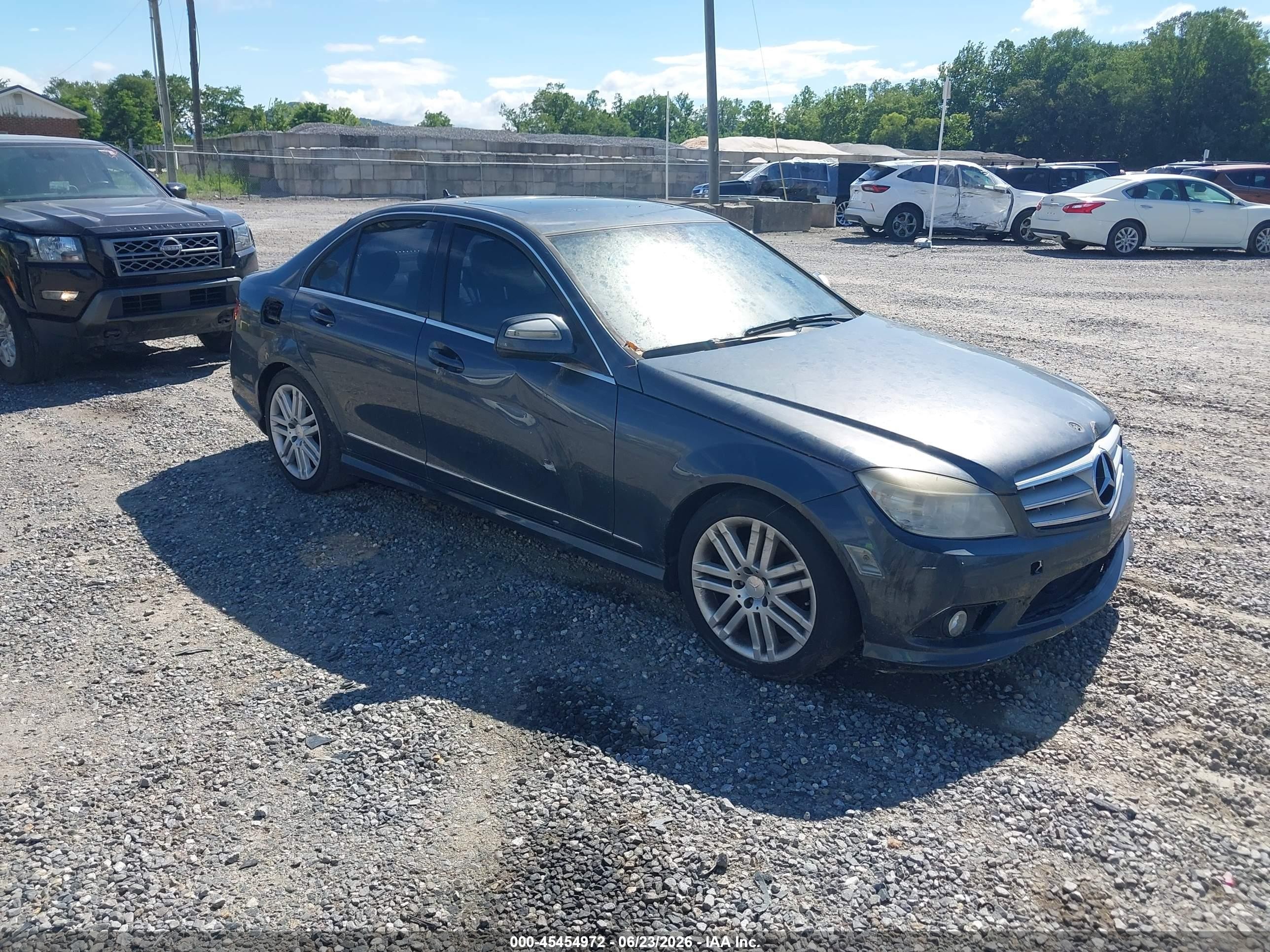 2009 Mercedes-benz C 300 Sport Gray vin: WDDGF54X59R068679