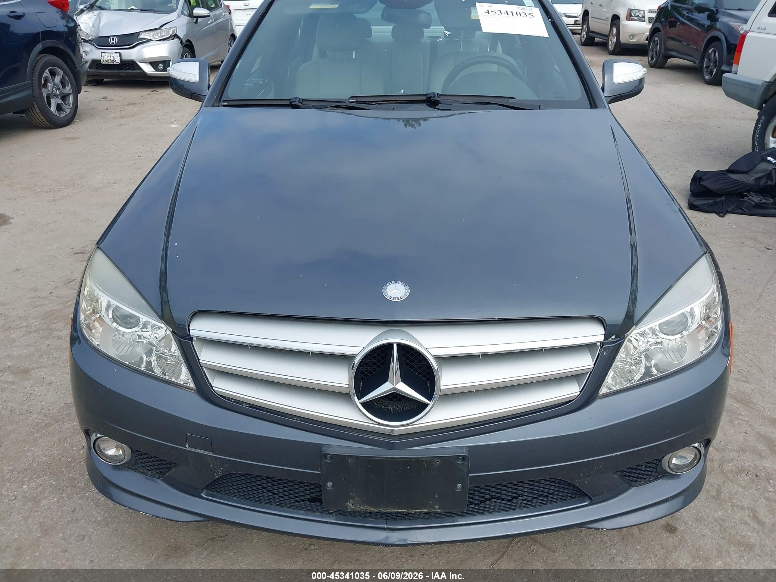 2009 Mercedes-benz C 300 Luxury/sport Gray vin: WDDGF54X59R080010