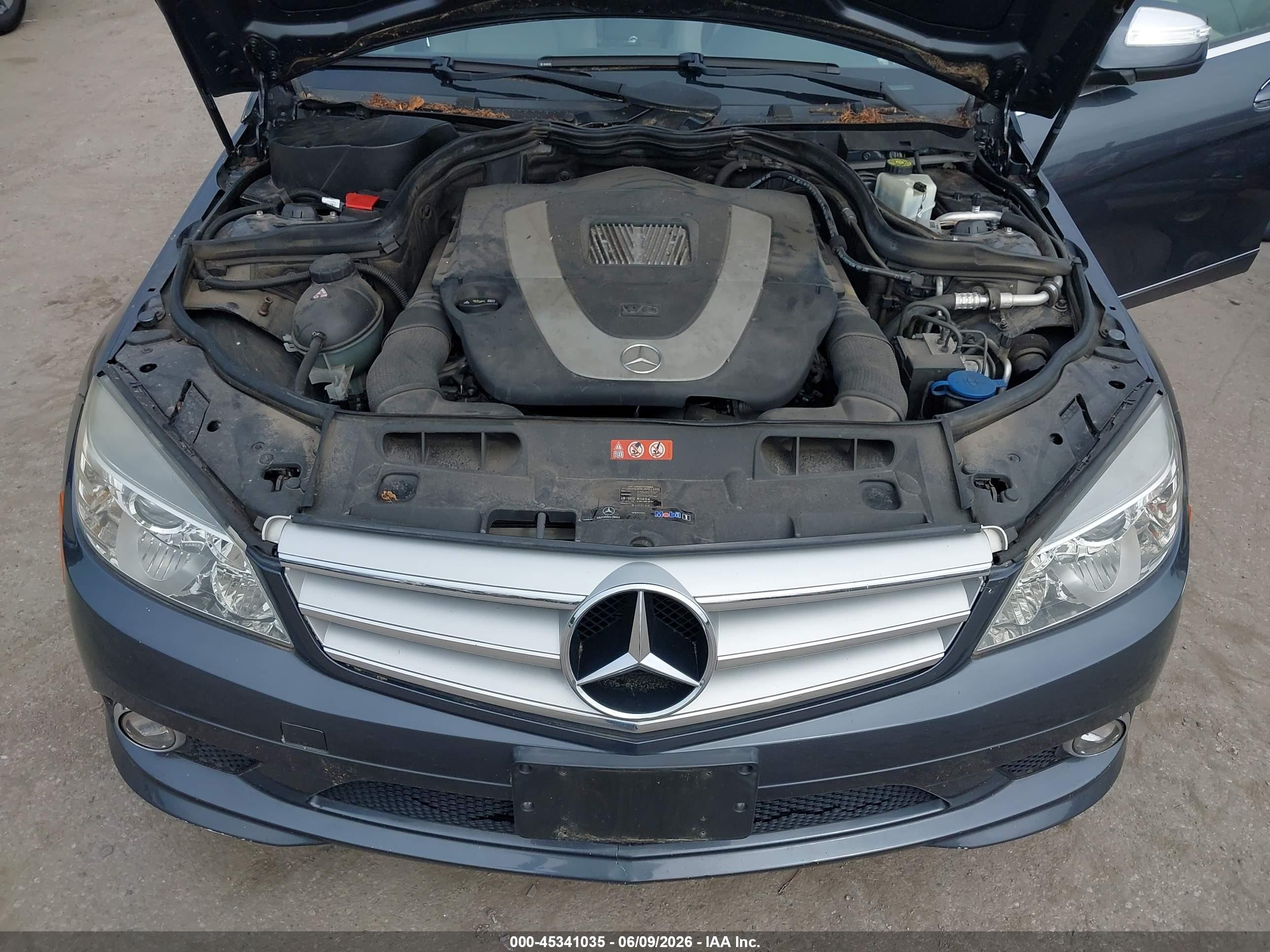 2009 Mercedes-benz C 300 Luxury/sport Gray vin: WDDGF54X59R080010