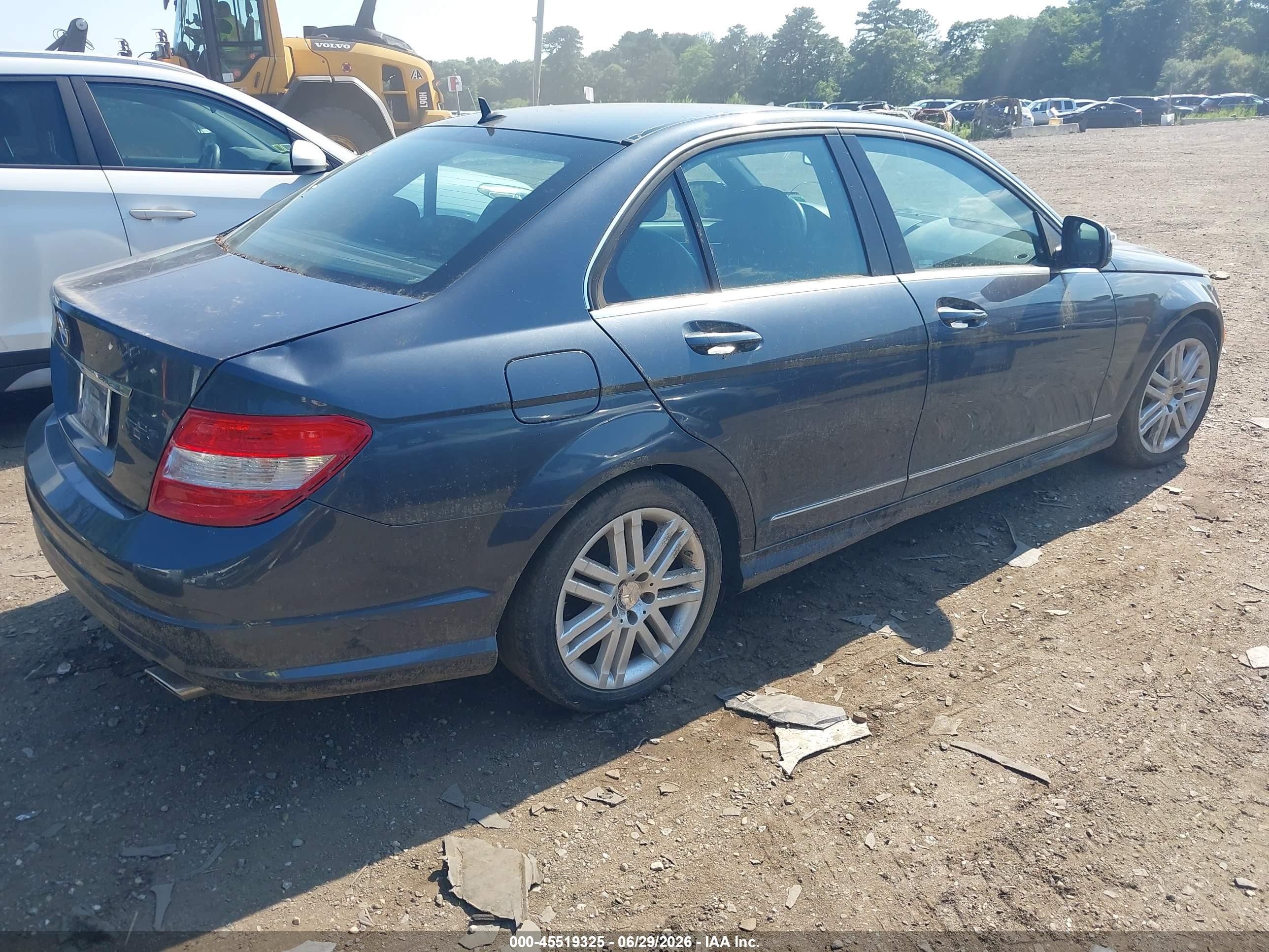 2009 Mercedes-benz C 300 Luxury/sport Gray vin: WDDGF54X59R084316