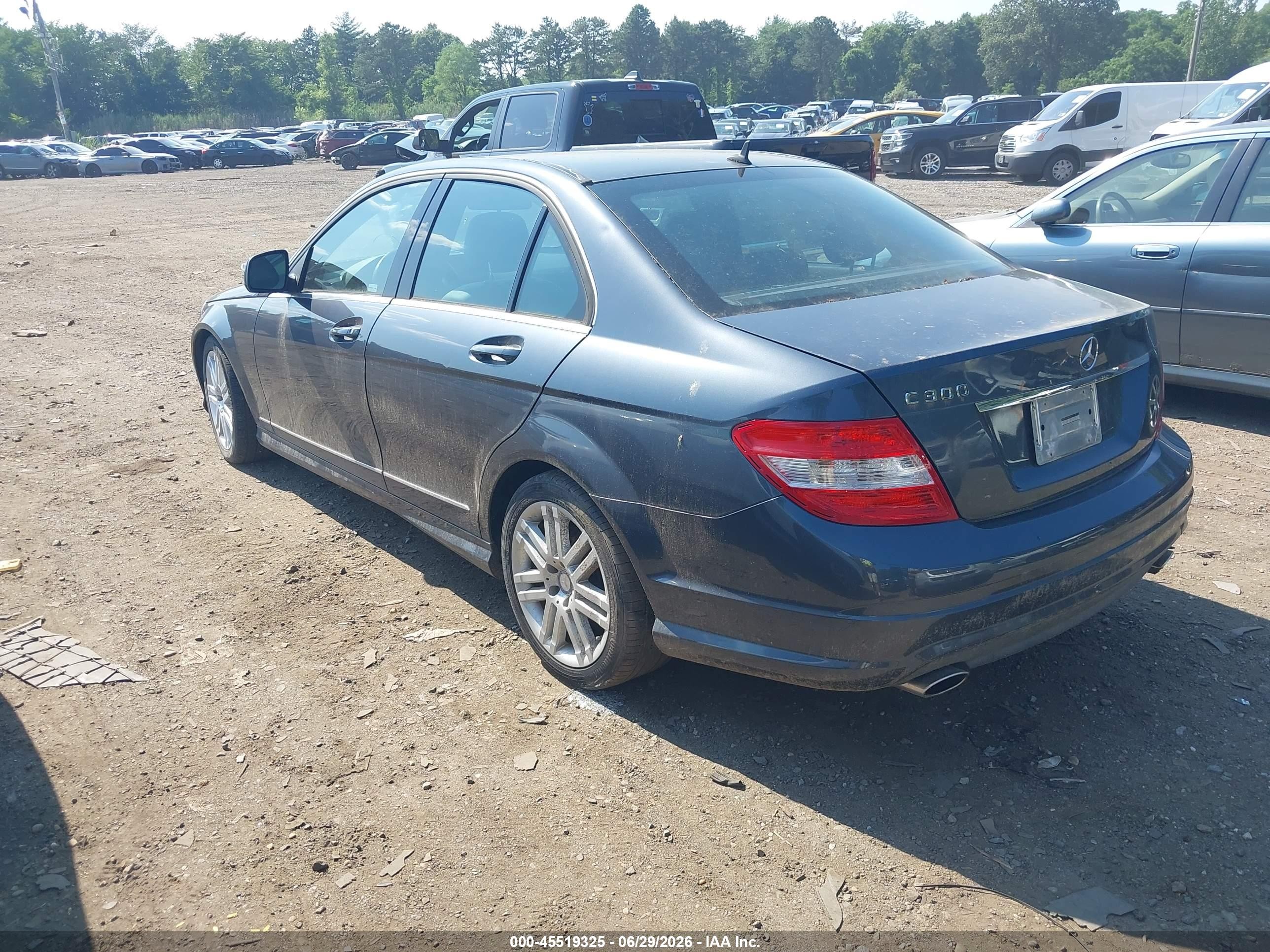 2009 Mercedes-benz C 300 Luxury/sport Gray vin: WDDGF54X59R084316