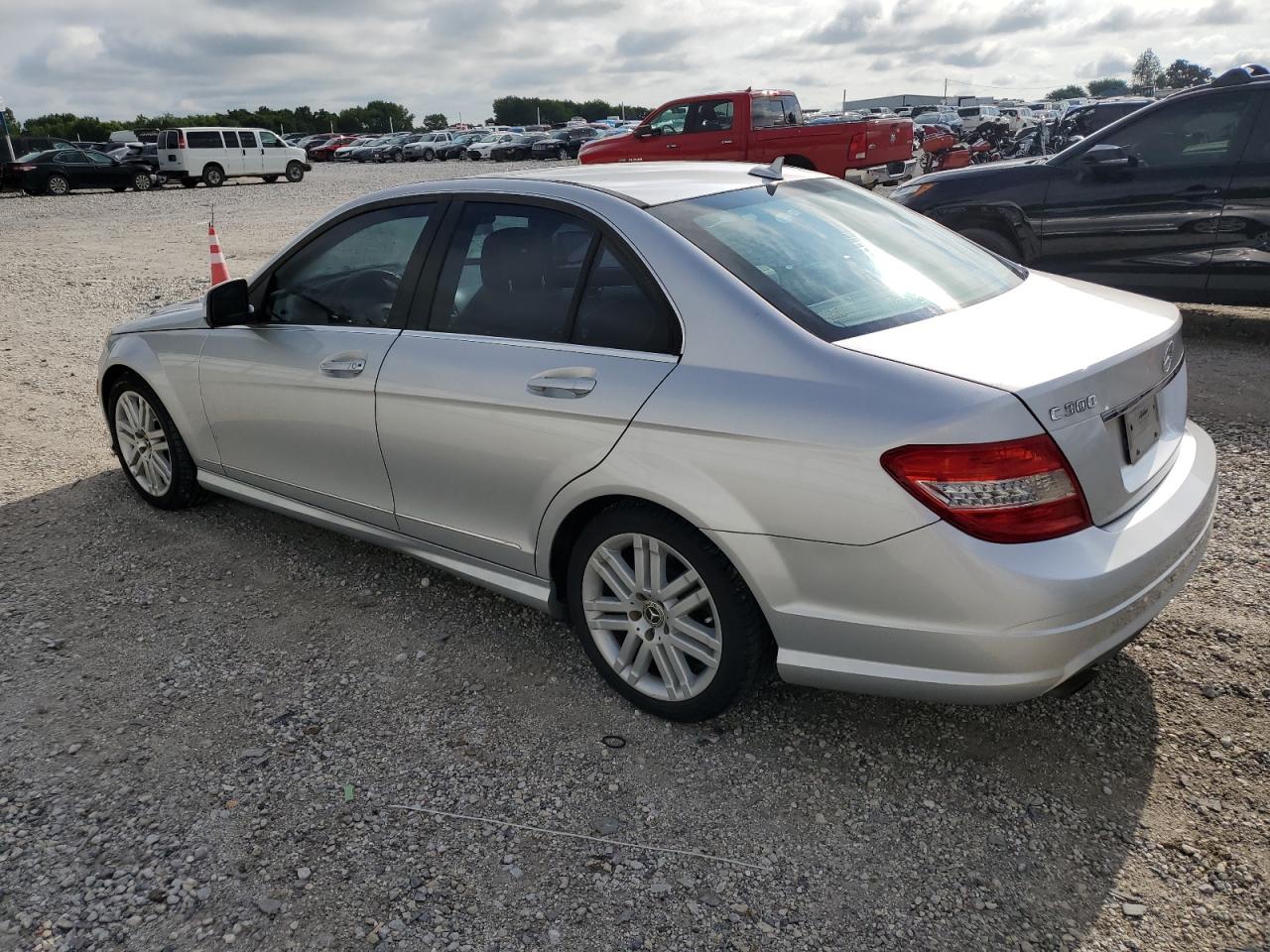 2008 Mercedes-benz C 300 Silver vin: WDDGF54X68F070294