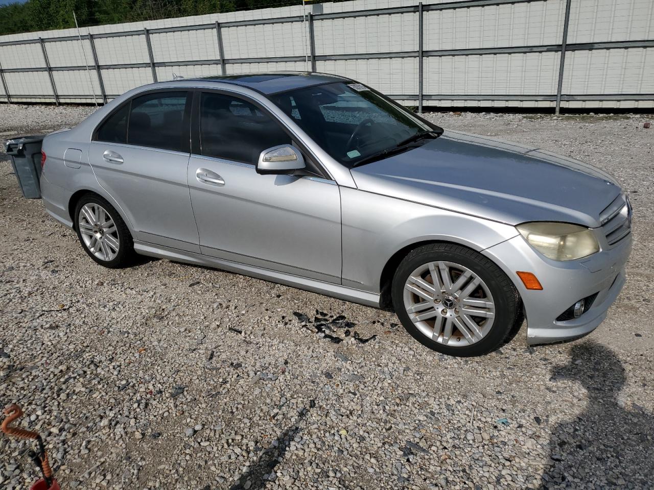 2008 Mercedes-benz C 300 Silver vin: WDDGF54X68F070294