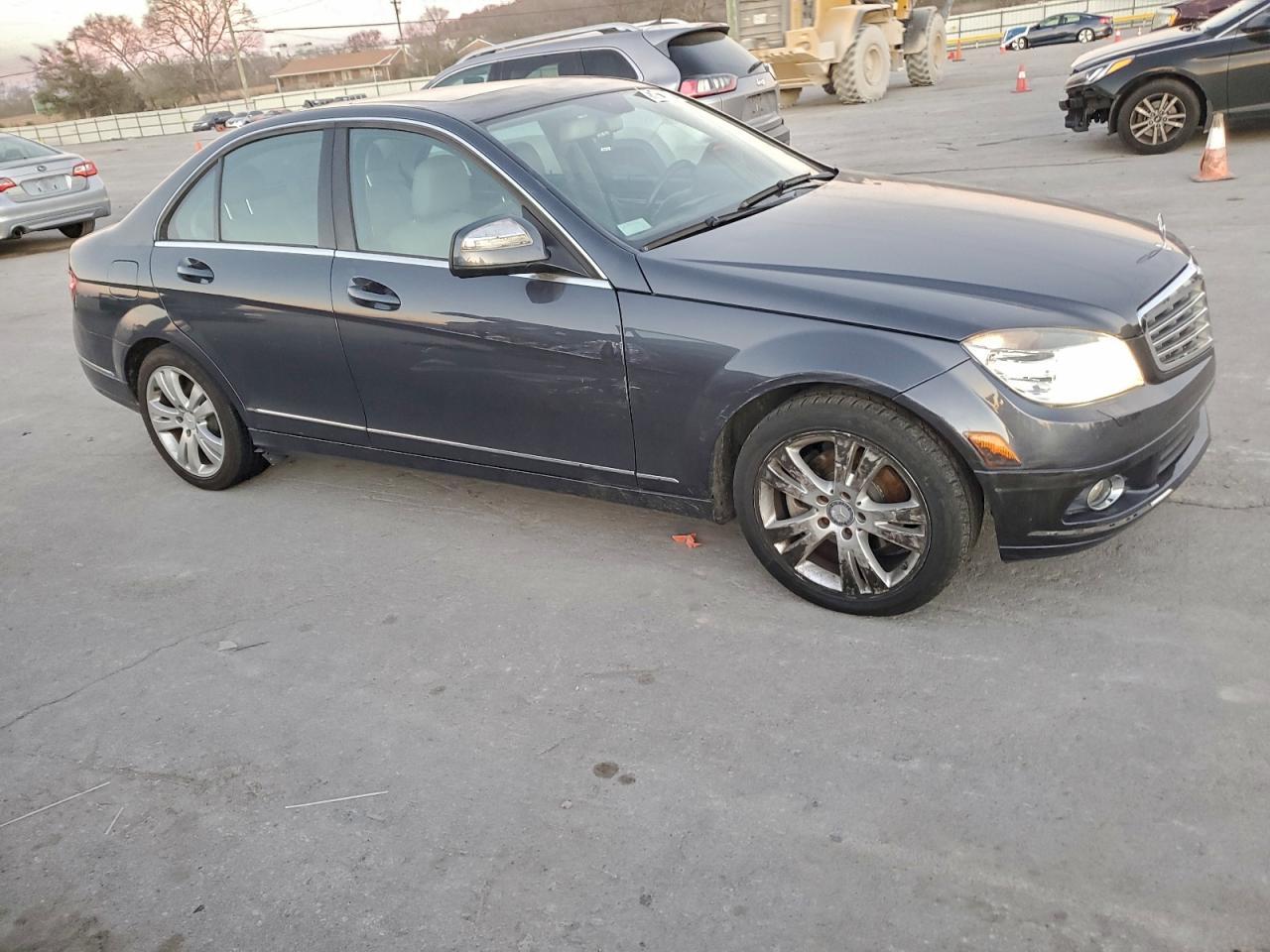 2008 Mercedes-benz C 300 Gray vin: WDDGF54X68F075155