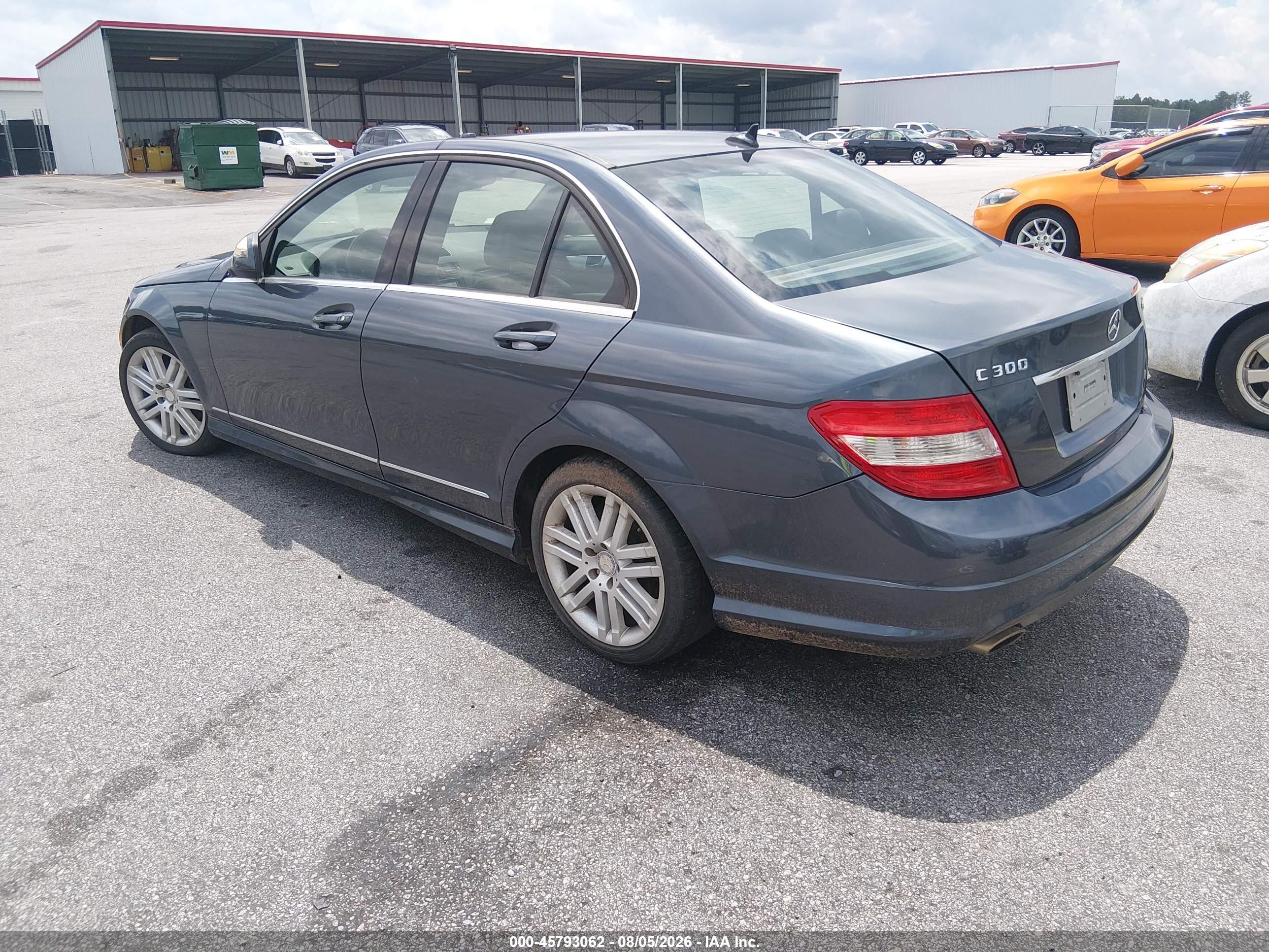 2008 Mercedes-benz C 300 Luxury/sport Blue vin: WDDGF54X68F076015