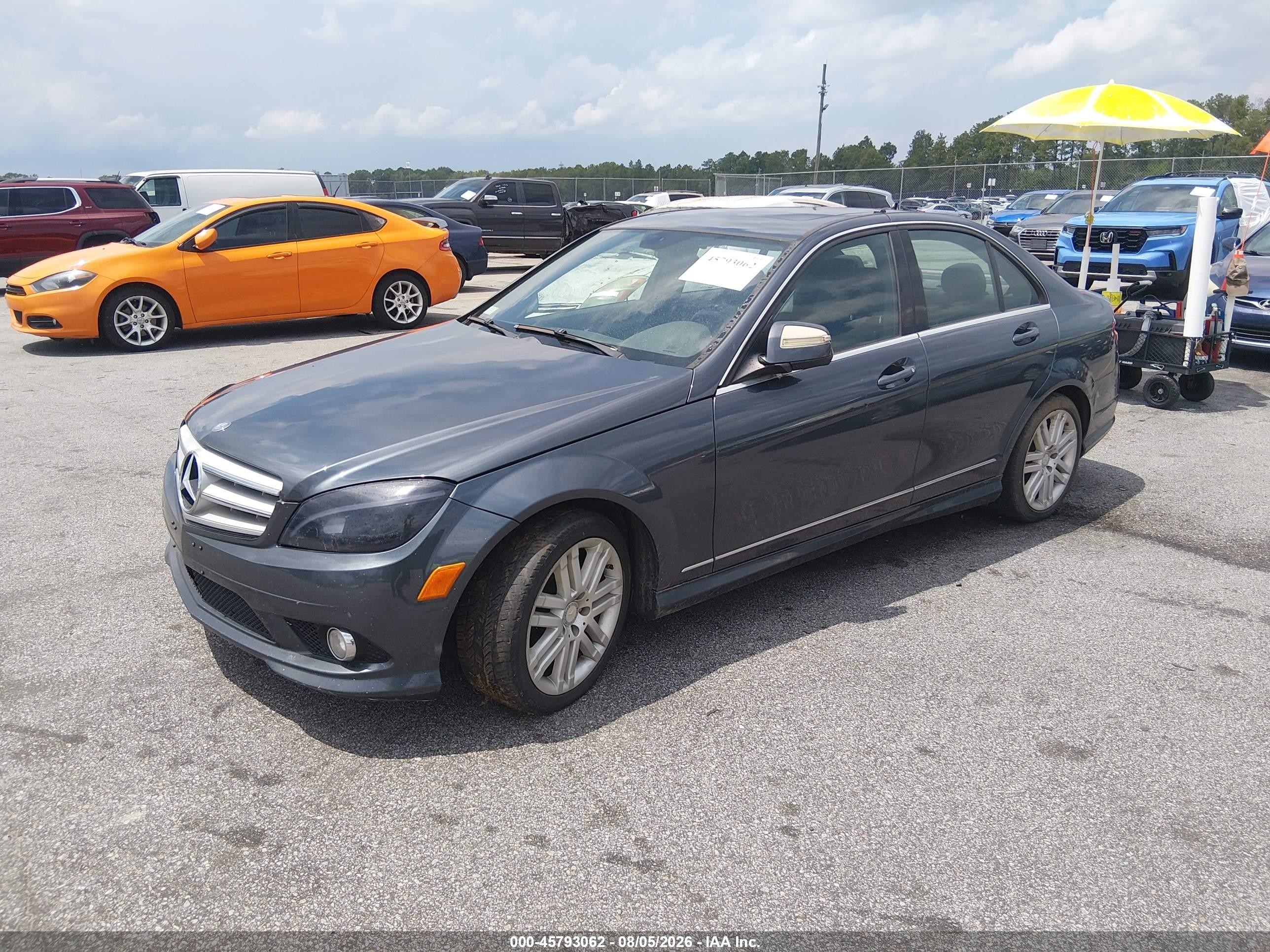 2008 Mercedes-benz C 300 Luxury/sport Blue vin: WDDGF54X68F076015