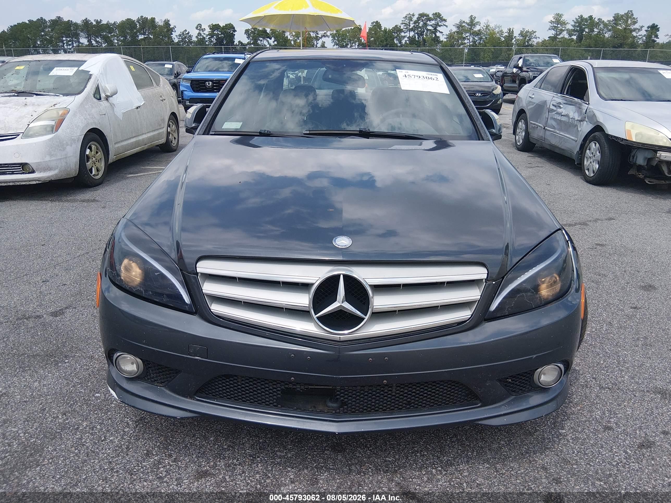 2008 Mercedes-benz C 300 Luxury/sport Blue vin: WDDGF54X68F076015