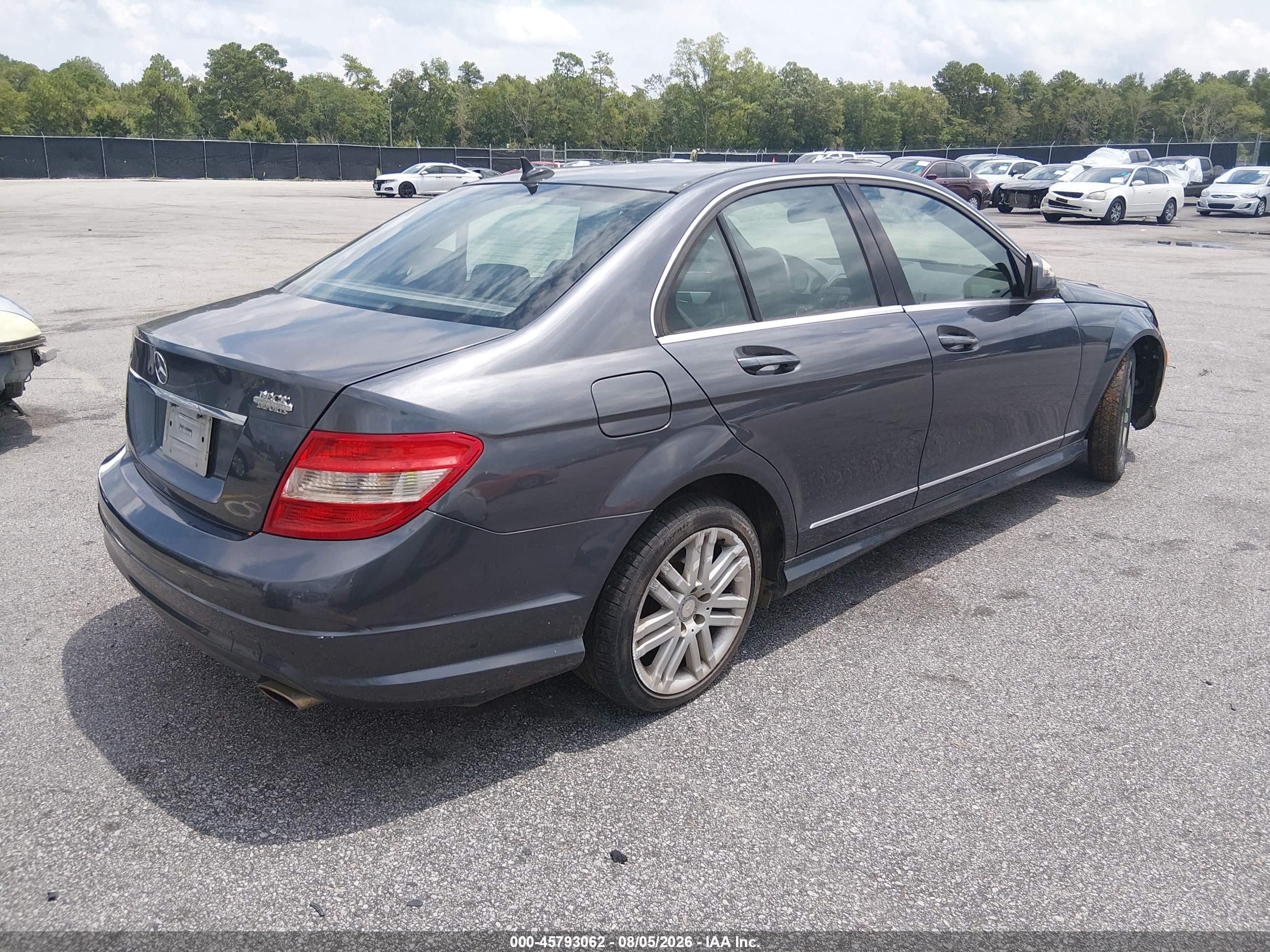 2008 Mercedes-benz C 300 Luxury/sport Blue vin: WDDGF54X68F076015