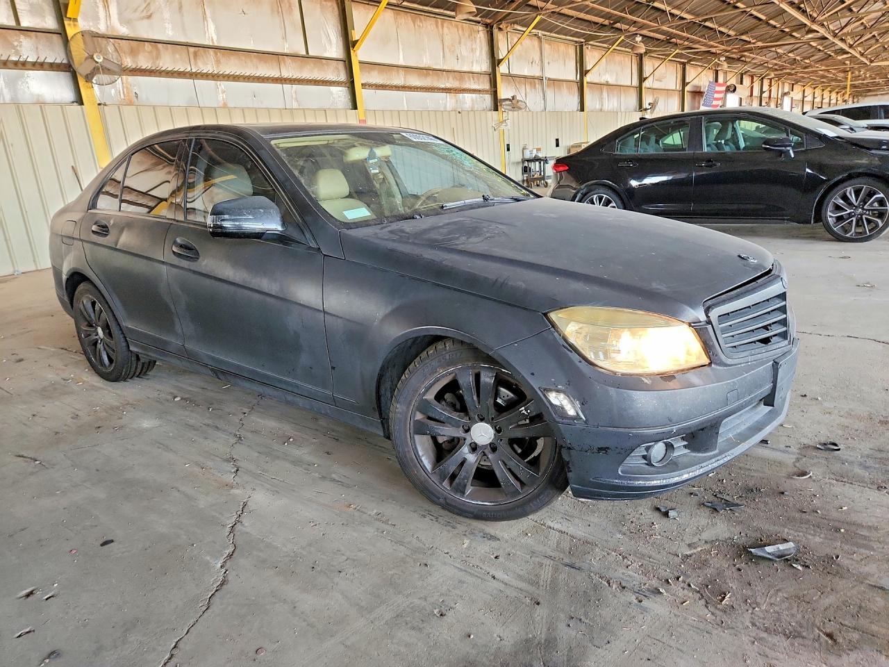 2008 Mercedes-benz C 300 Black vin: WDDGF54X68F113788