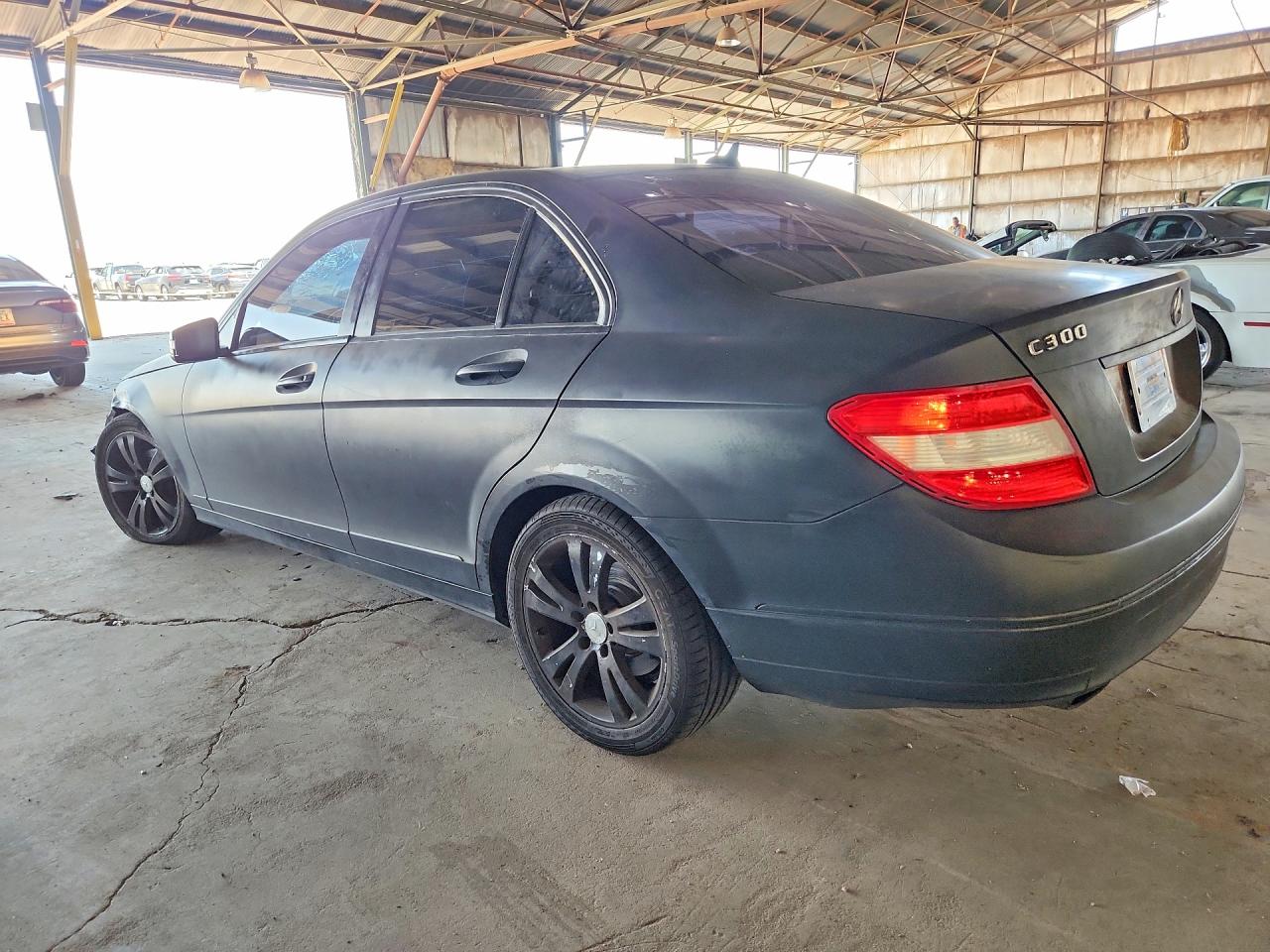 2008 Mercedes-benz C 300 Black vin: WDDGF54X68F113788