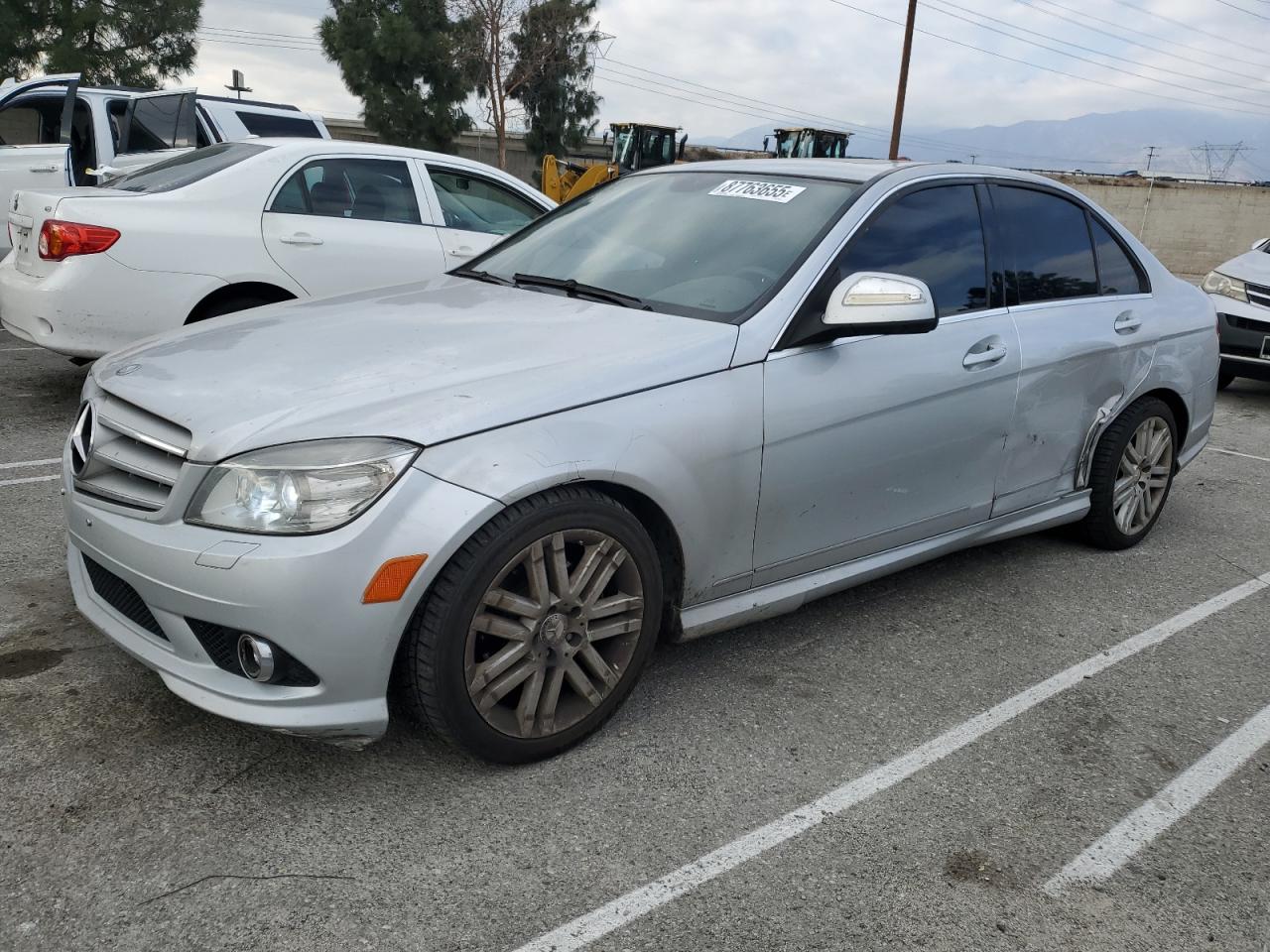 2008 Mercedes-benz C 300 Серебряный vin: WDDGF54X68F172159