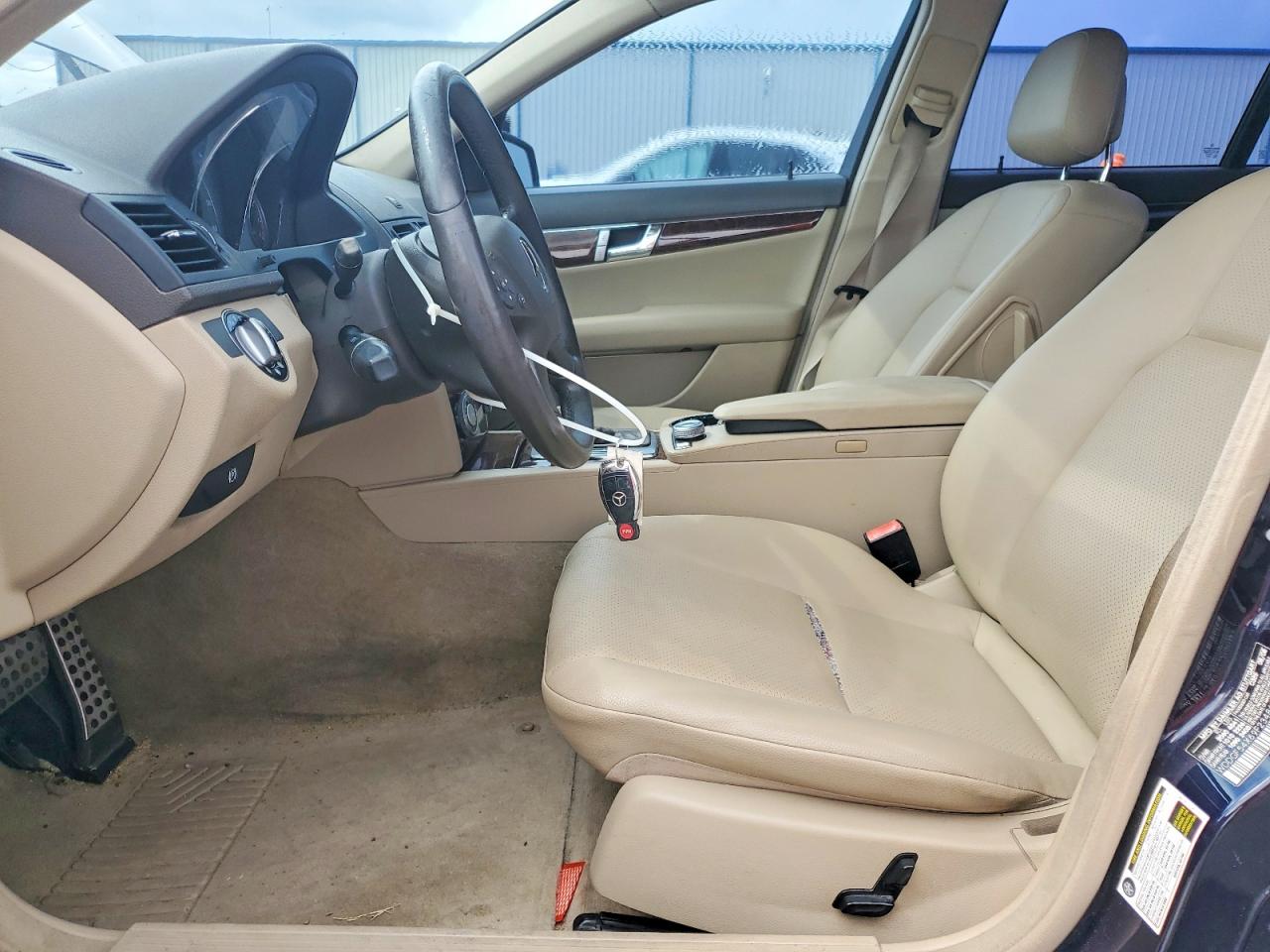 2009 Mercedes-benz C 300 Blue vin: WDDGF54X69F234869