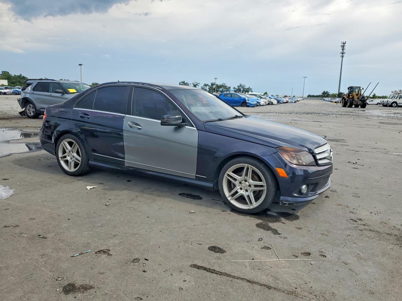 2009 Mercedes-benz C 300 Blue vin: WDDGF54X69F234869