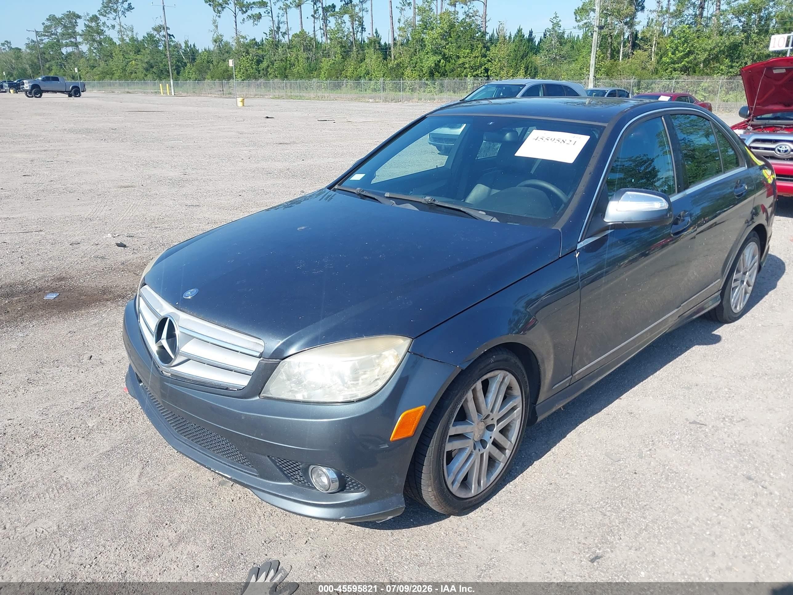 2009 Mercedes-benz C 300 Sport Gray vin: WDDGF54X69R042138