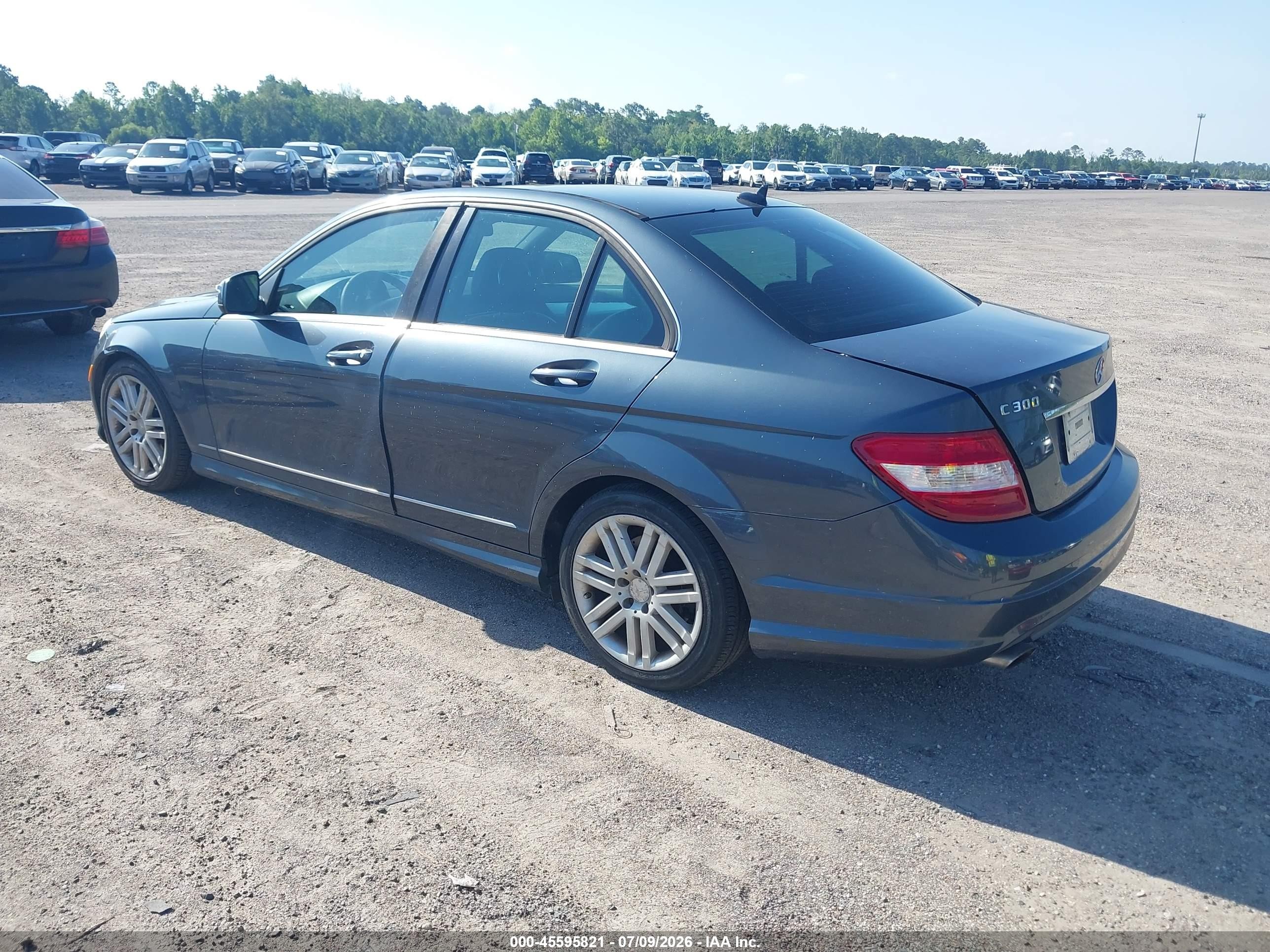 2009 Mercedes-benz C 300 Sport Gray vin: WDDGF54X69R042138