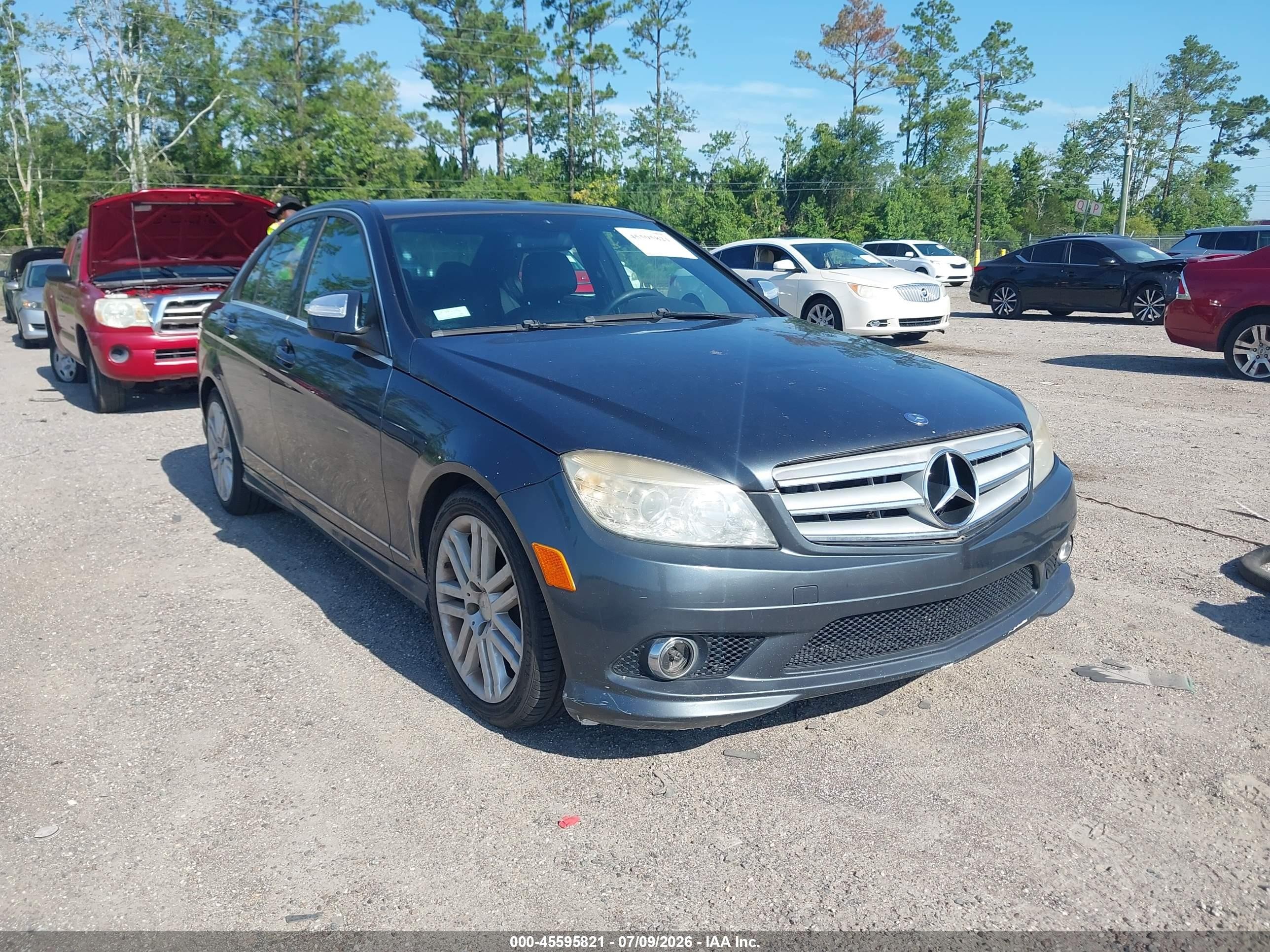 2009 Mercedes-benz C 300 Sport Gray vin: WDDGF54X69R042138