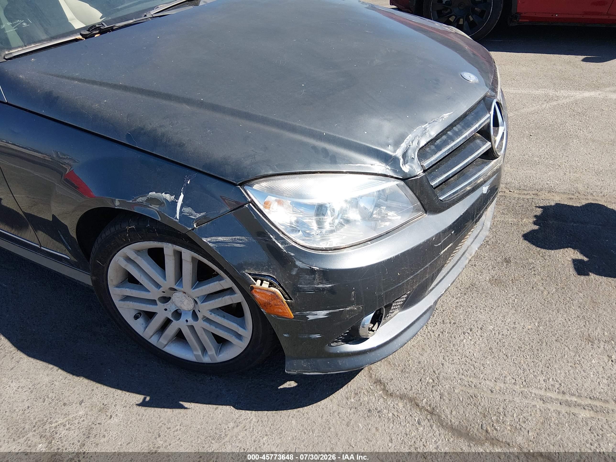 2009 Mercedes-benz C 300 Luxury/sport Gray vin: WDDGF54X69R060588