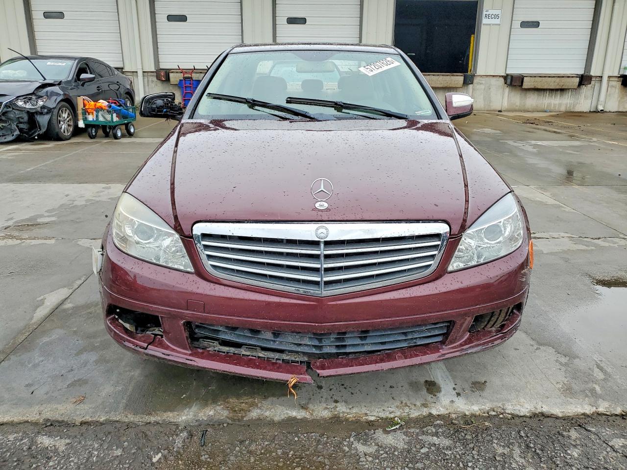 2009 Mercedes-benz C 300 Красный vin: WDDGF54X69R072112