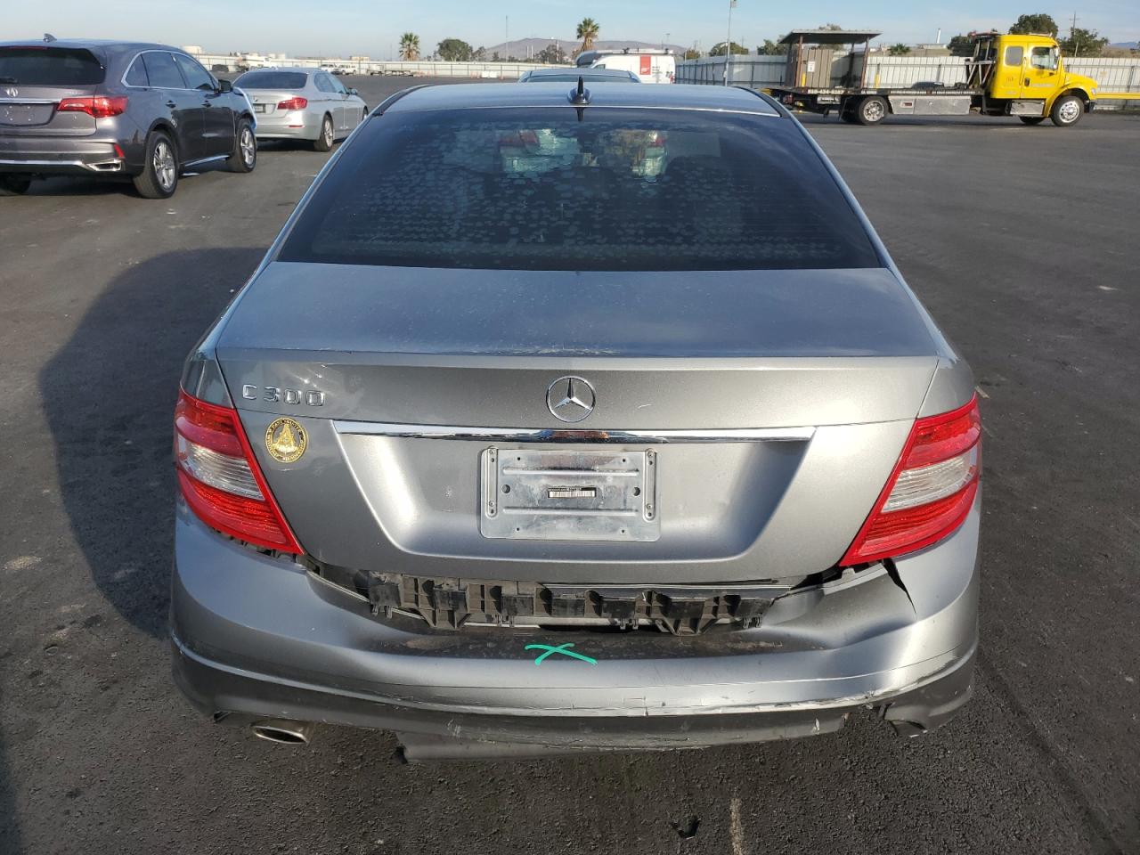 2009 Mercedes-benz C 300 Серый vin: WDDGF54X69R073387