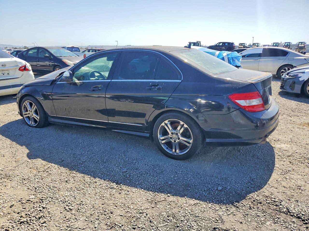 2008 Mercedes-benz C 300 Black vin: WDDGF54X78F047395