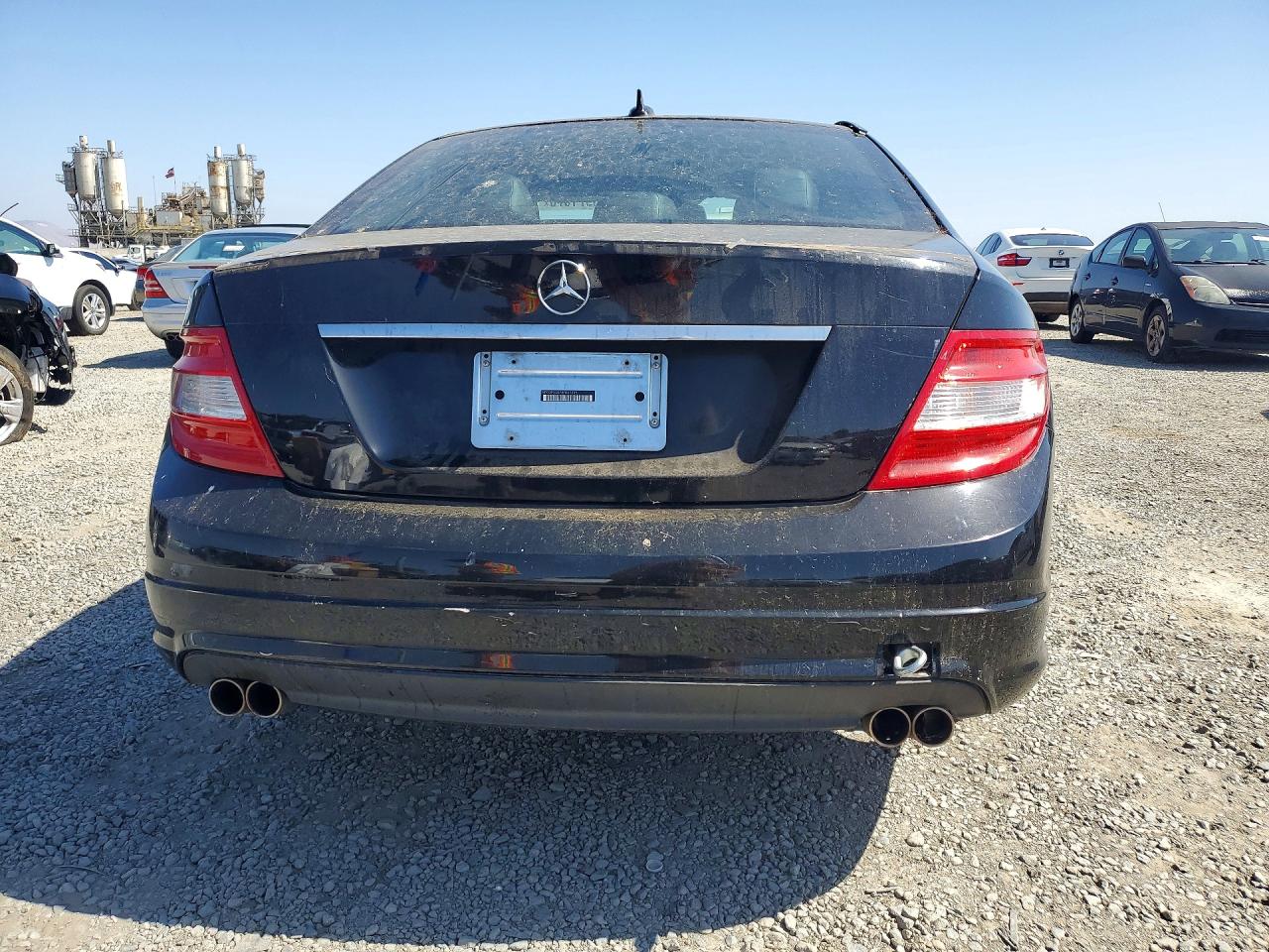 2008 Mercedes-benz C 300 Black vin: WDDGF54X78F047395