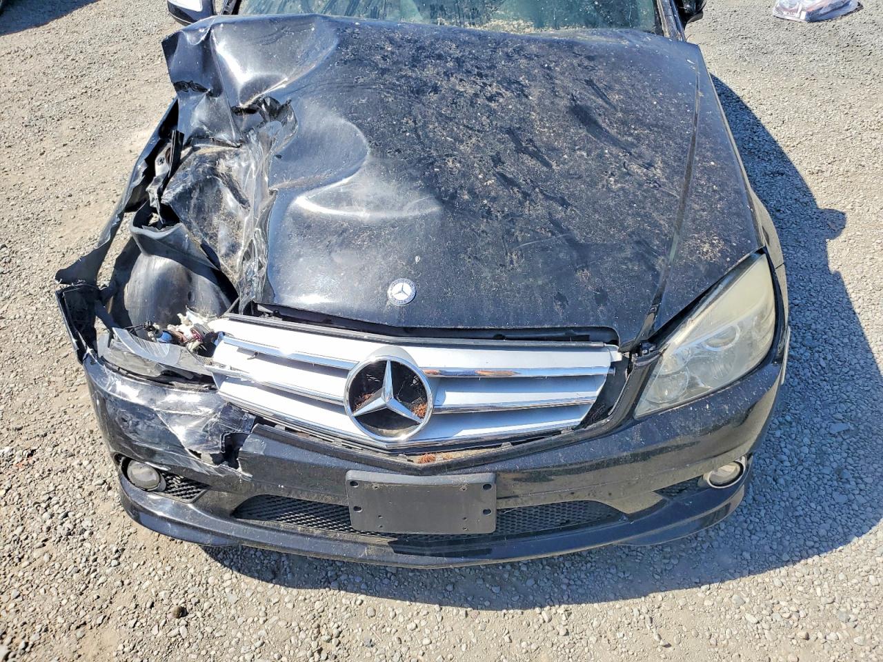 2008 Mercedes-benz C 300 Black vin: WDDGF54X78F047395