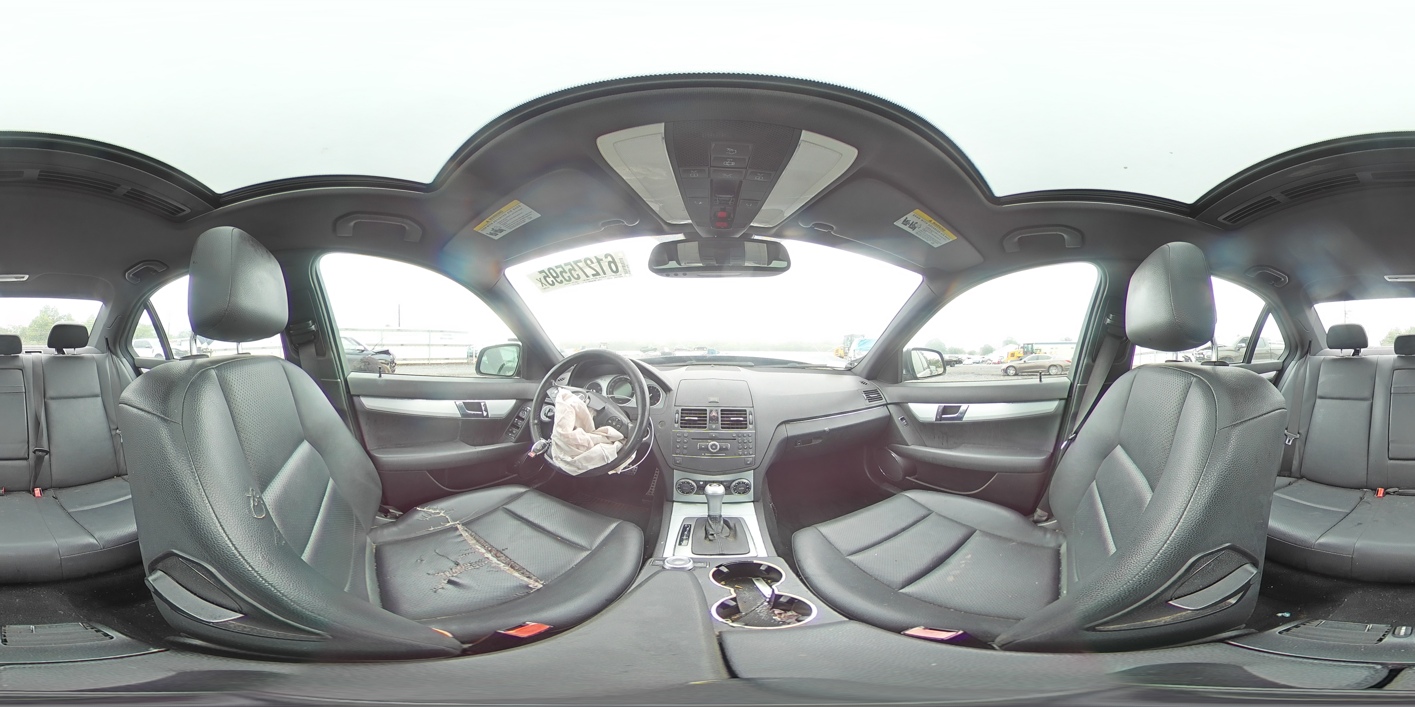 2008 Mercedes-benz C 300 Blue vin: WDDGF54X78F071101