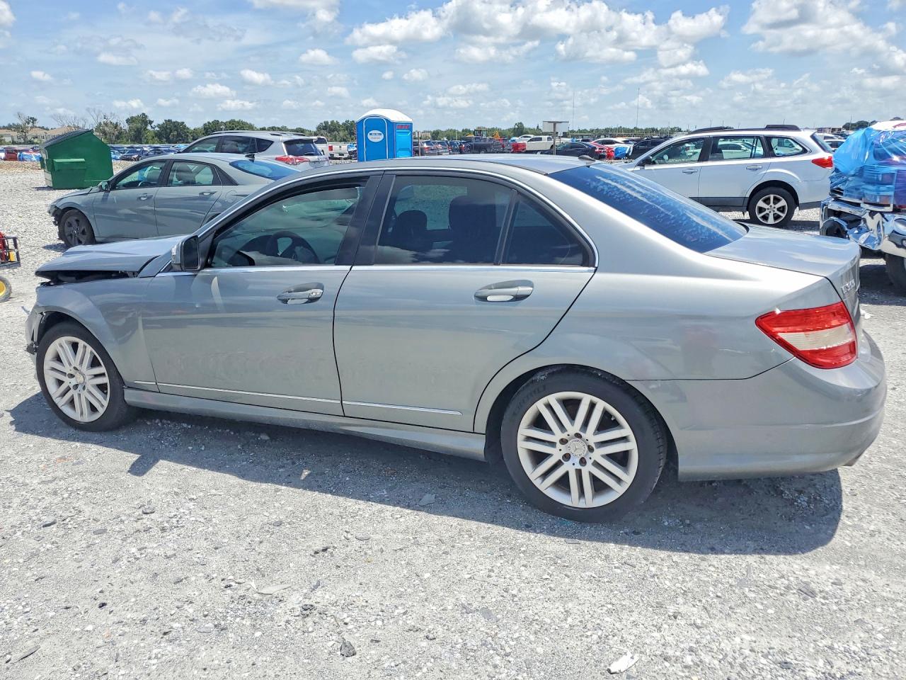2008 Mercedes-benz C 300 Серый vin: WDDGF54X78F159629