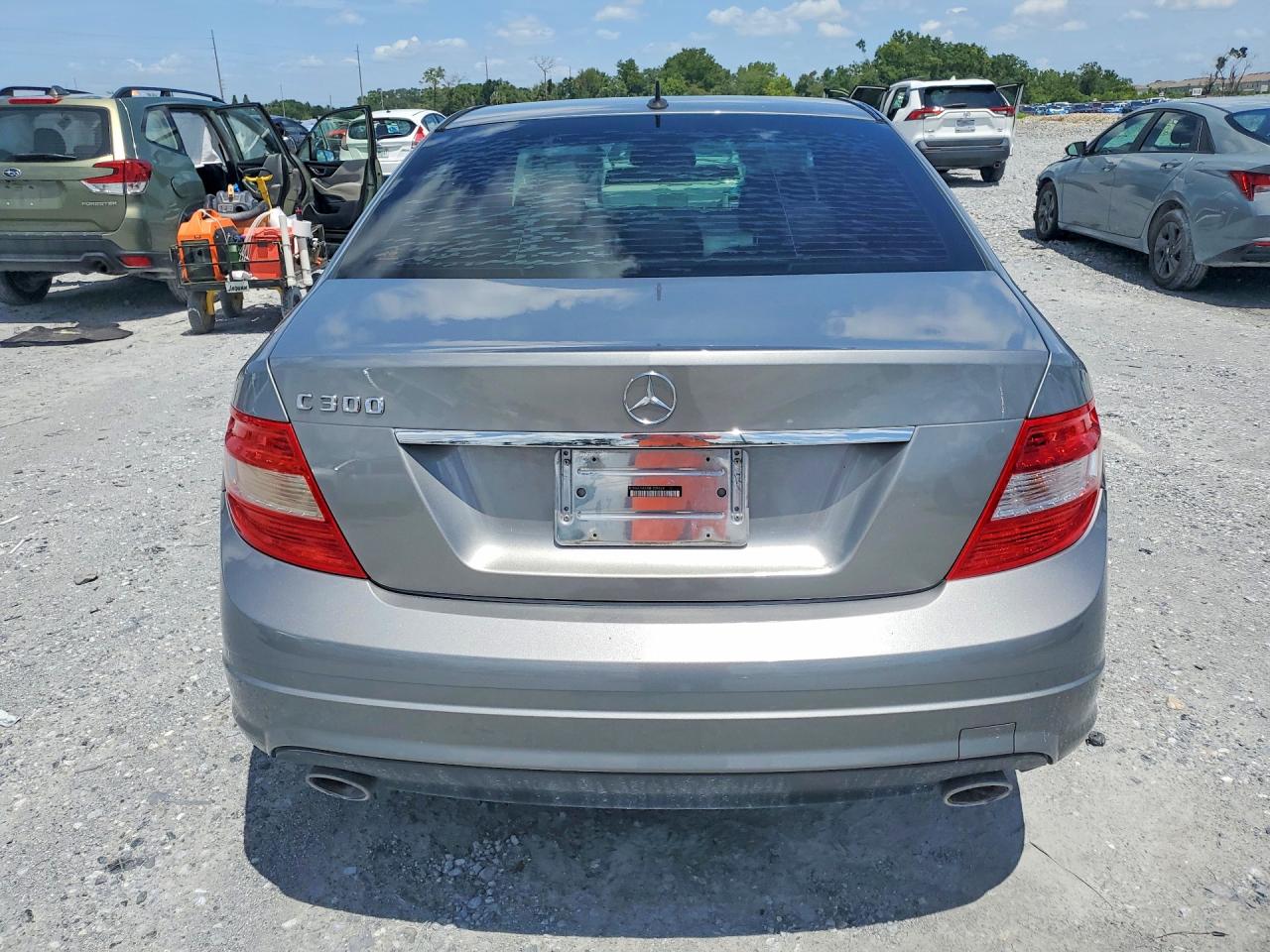 2008 Mercedes-benz C 300 Серый vin: WDDGF54X78F159629