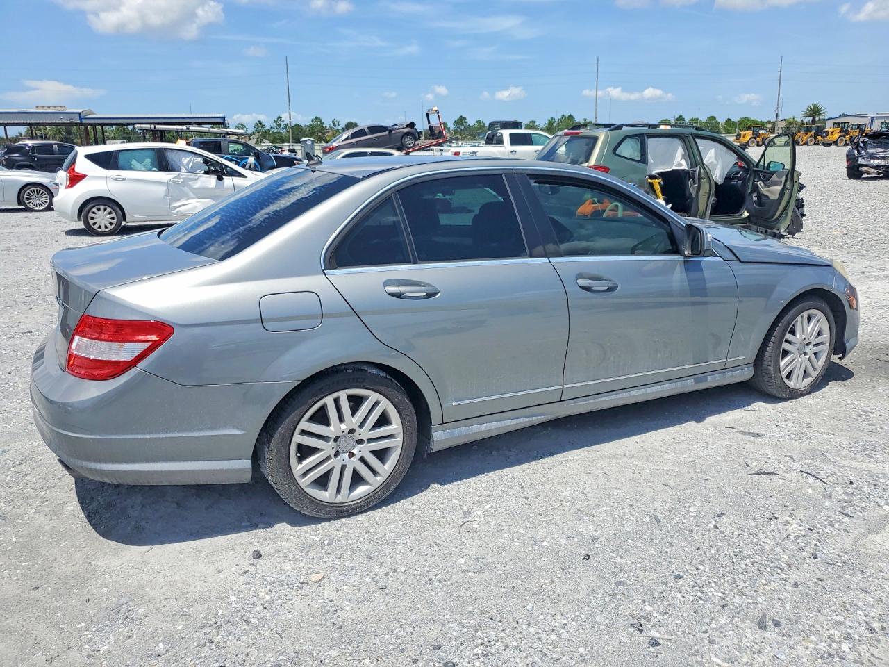 2008 Mercedes-benz C 300 Серый vin: WDDGF54X78F159629