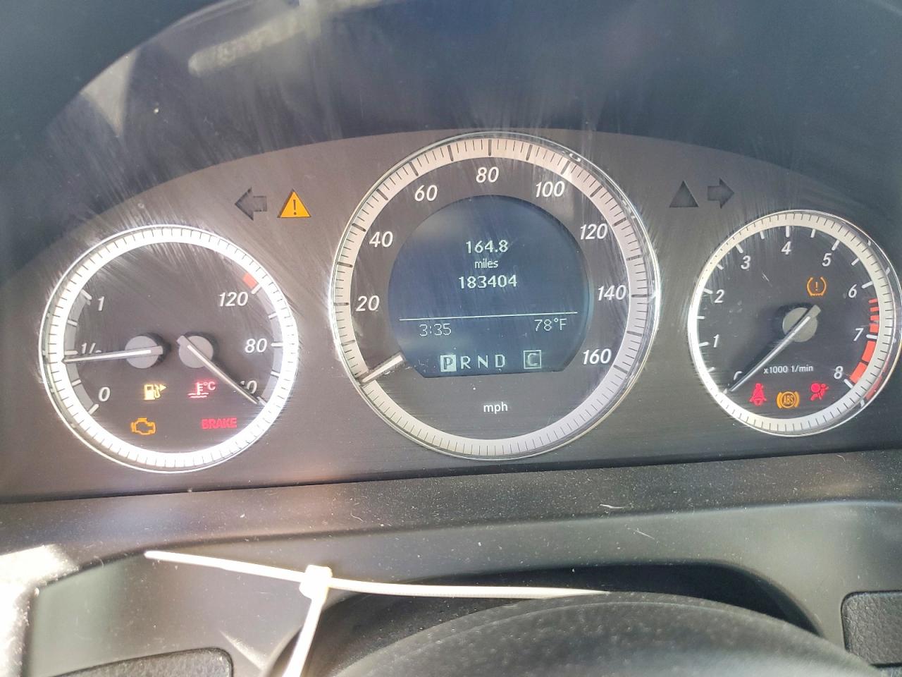 2009 Mercedes-benz C 300 Белый vin: WDDGF54X79F241801