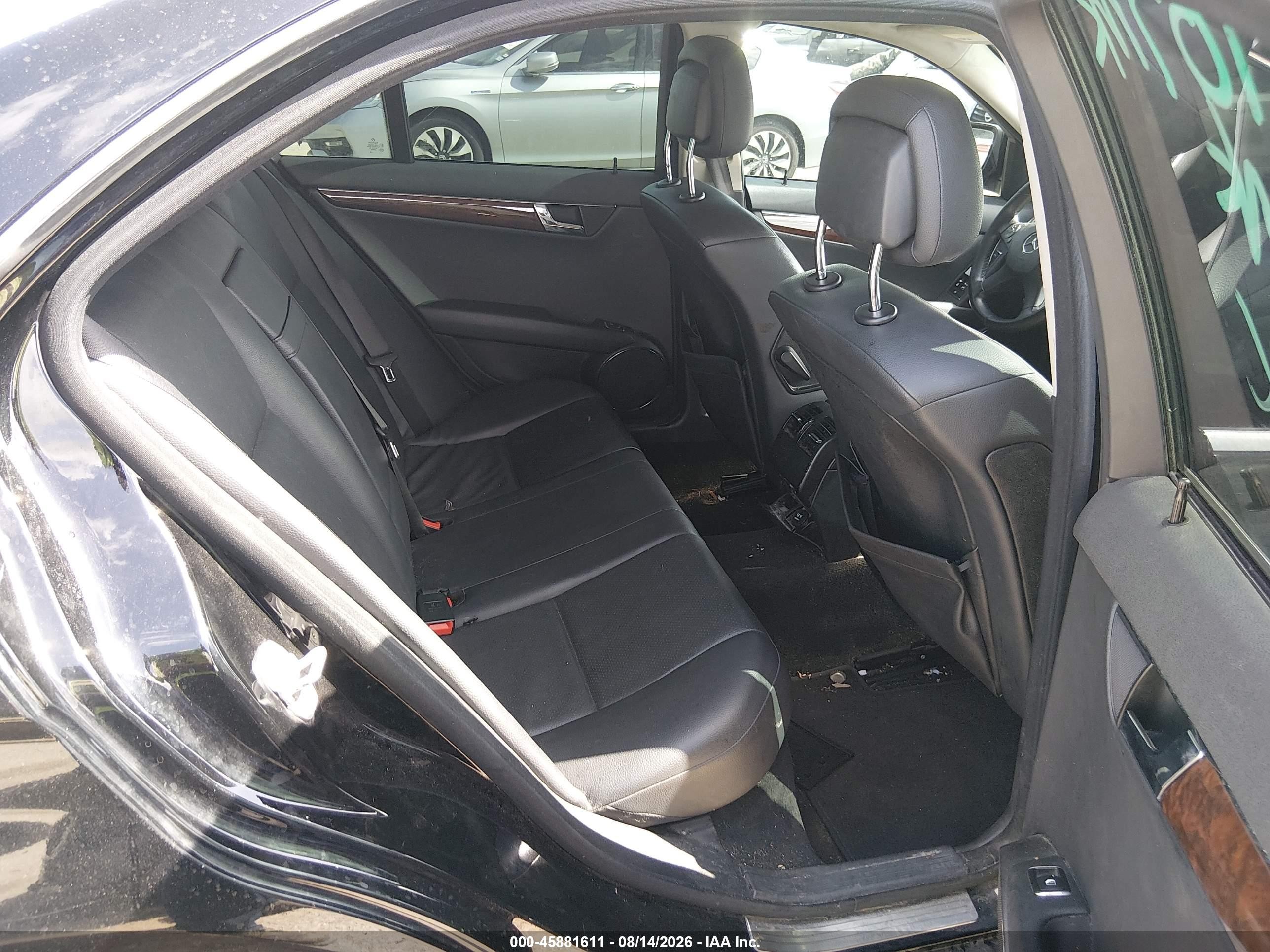 2009 Mercedes-benz C 300 Luxury/sport Черный vin: WDDGF54X79F242107