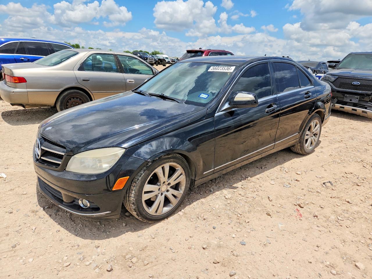 2009 Mercedes-benz C 300 Black vin: WDDGF54X79R045825